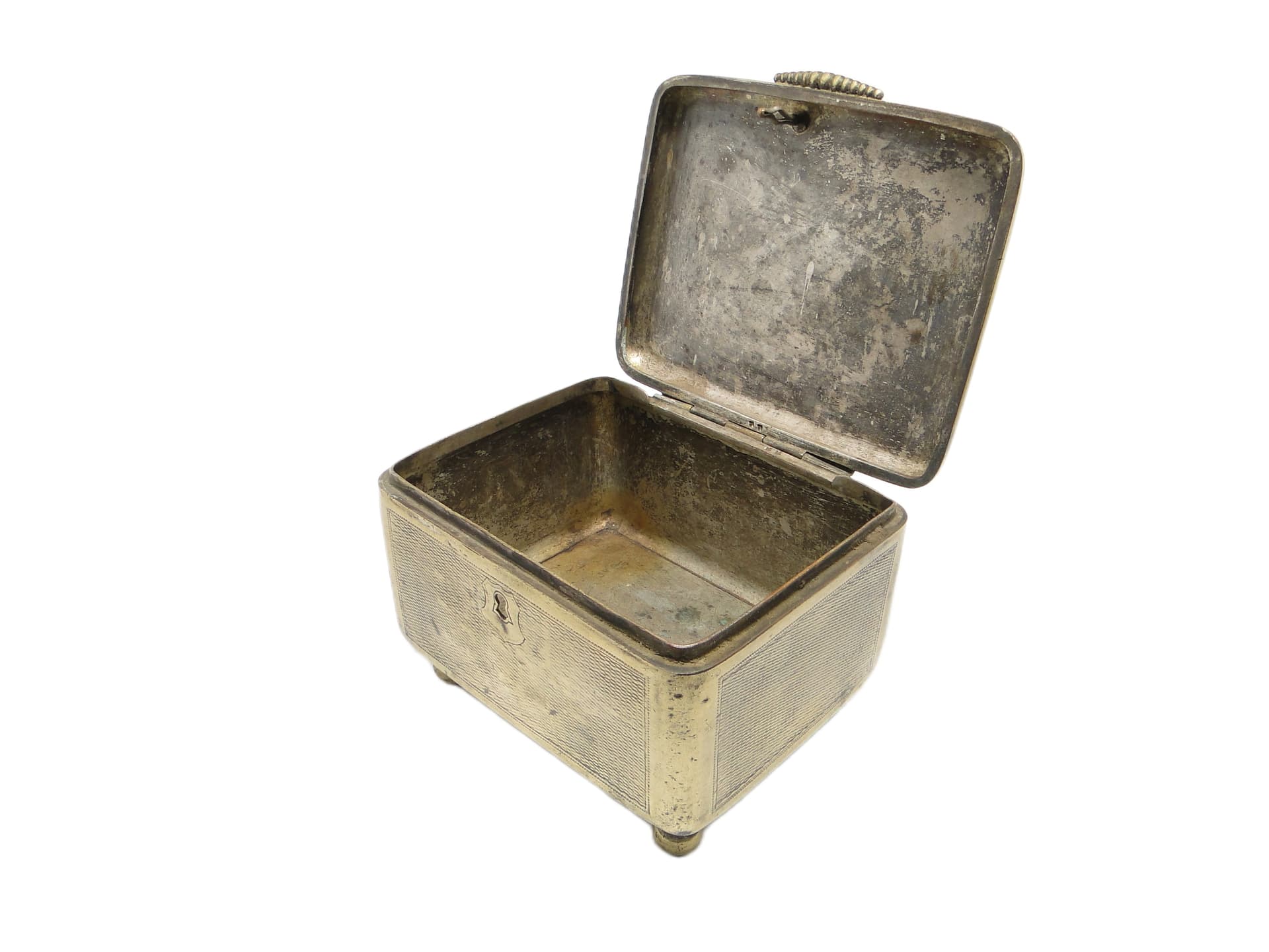 Cukiernica, neoklasycyzm, mosiądz srebrzony, Fraget, Polska, XIX w. - 91939