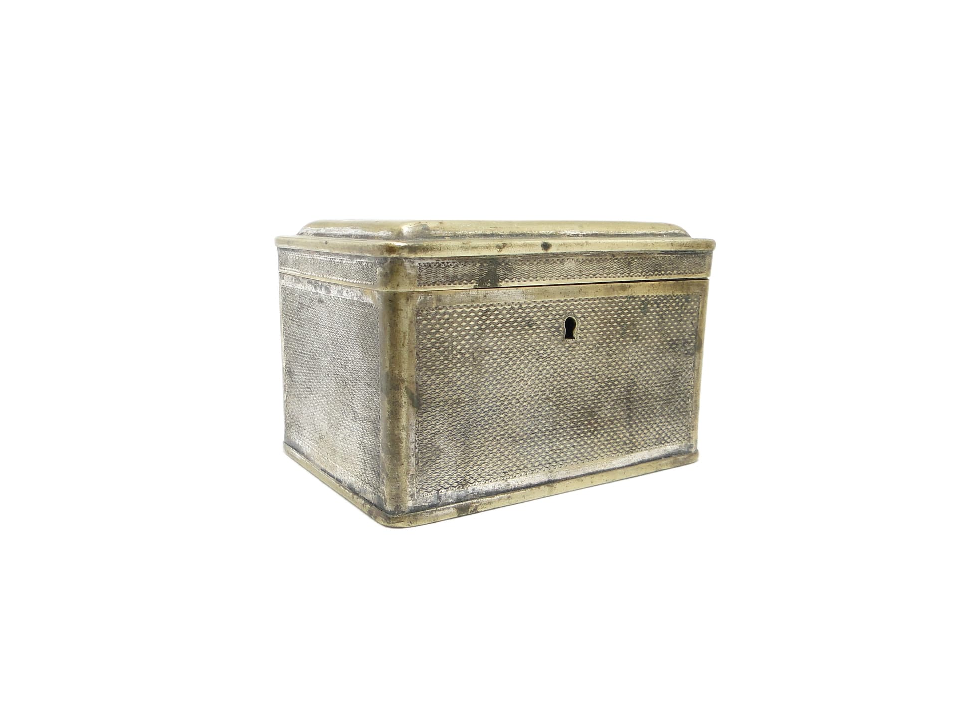 Sugar bowl, Historicism, silver-plated brass, Austria, 19th c. - 91996