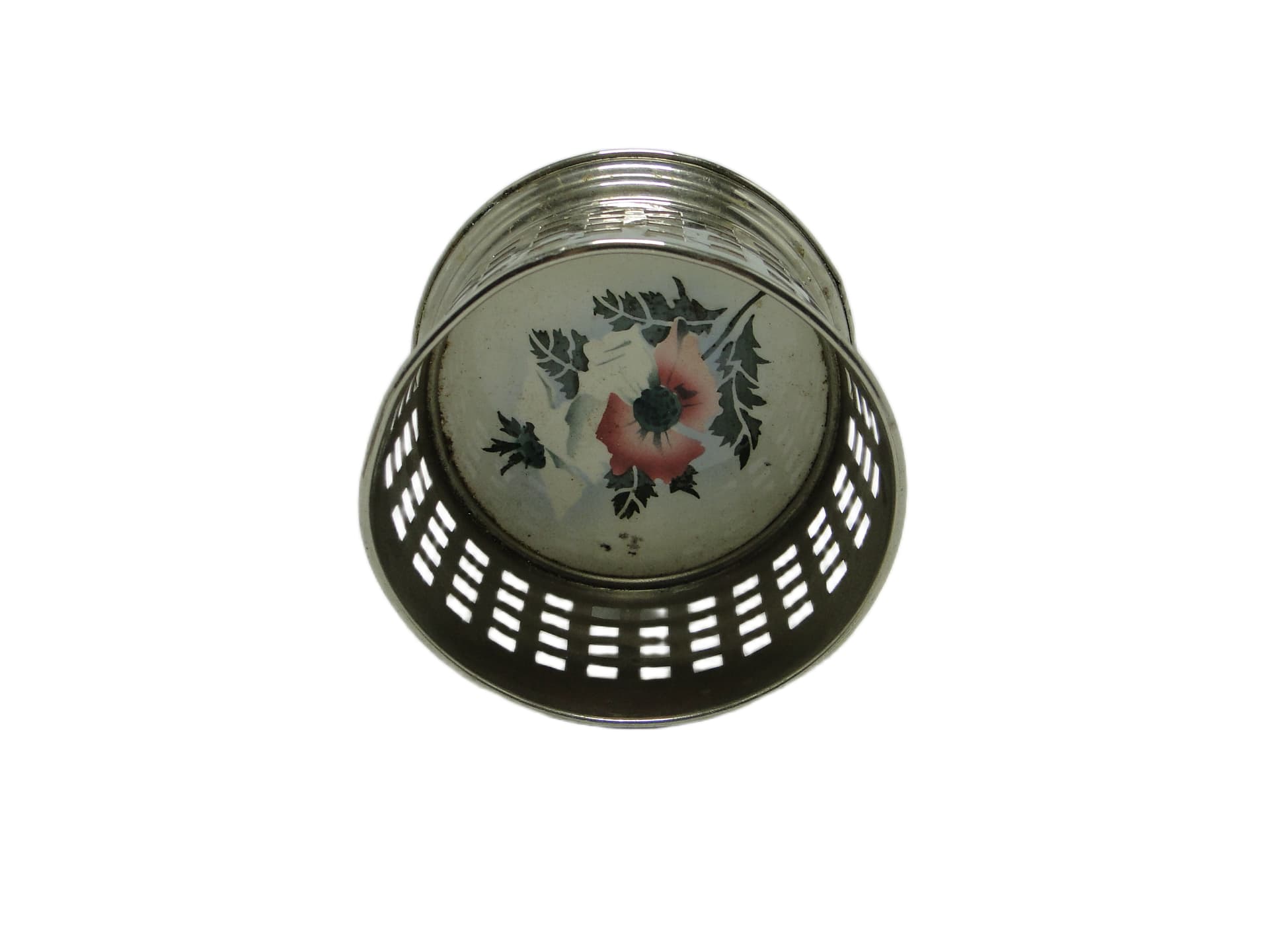 Bottle stand, modernism, silver-plated brass, Austria, early 20th c. - 92113