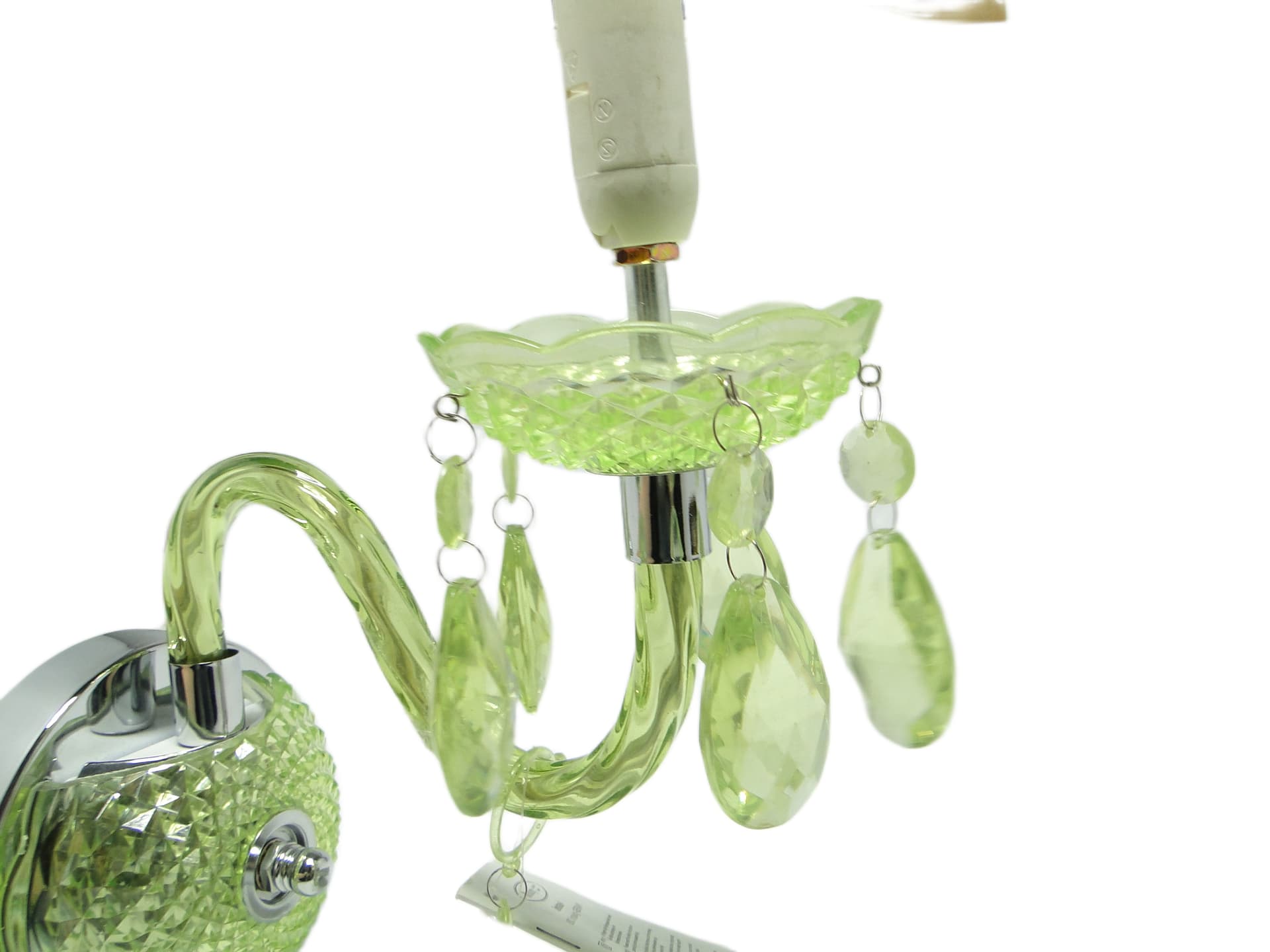 Kinkiet Postmodernizm, plastik turkusowy, Polska, lata 90. - 92176