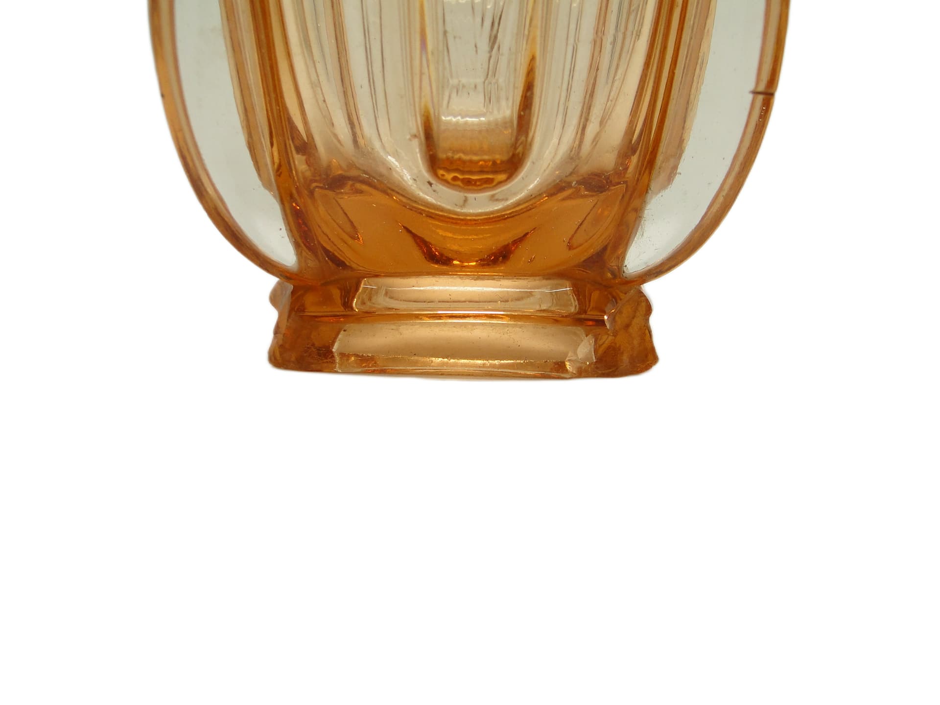 Wazon art déco, szkło różowe, Polska, lata 30. - 92197