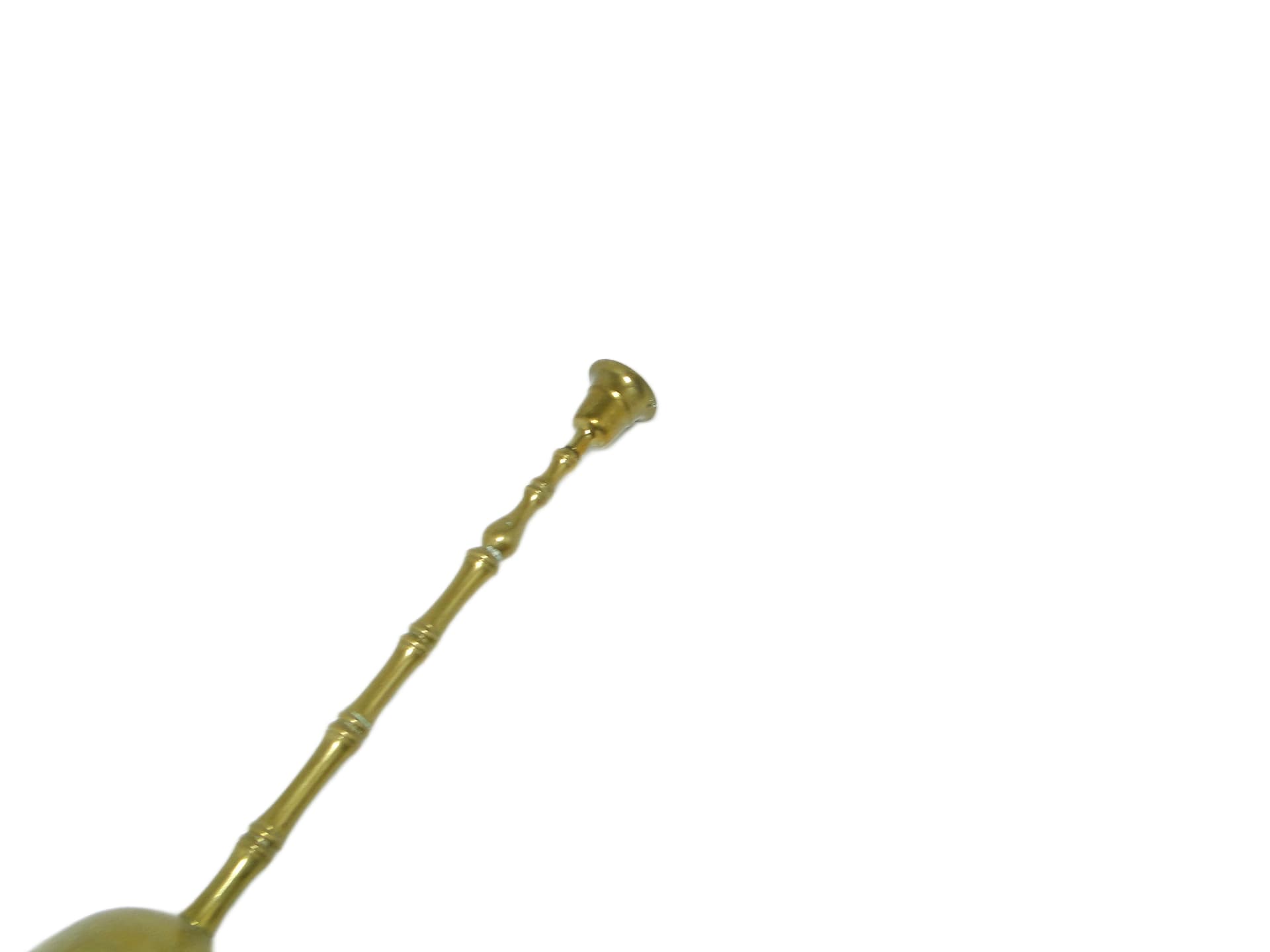 Świecznik, mid-century modern, mosiądz, Polska, lata 90. - 92226