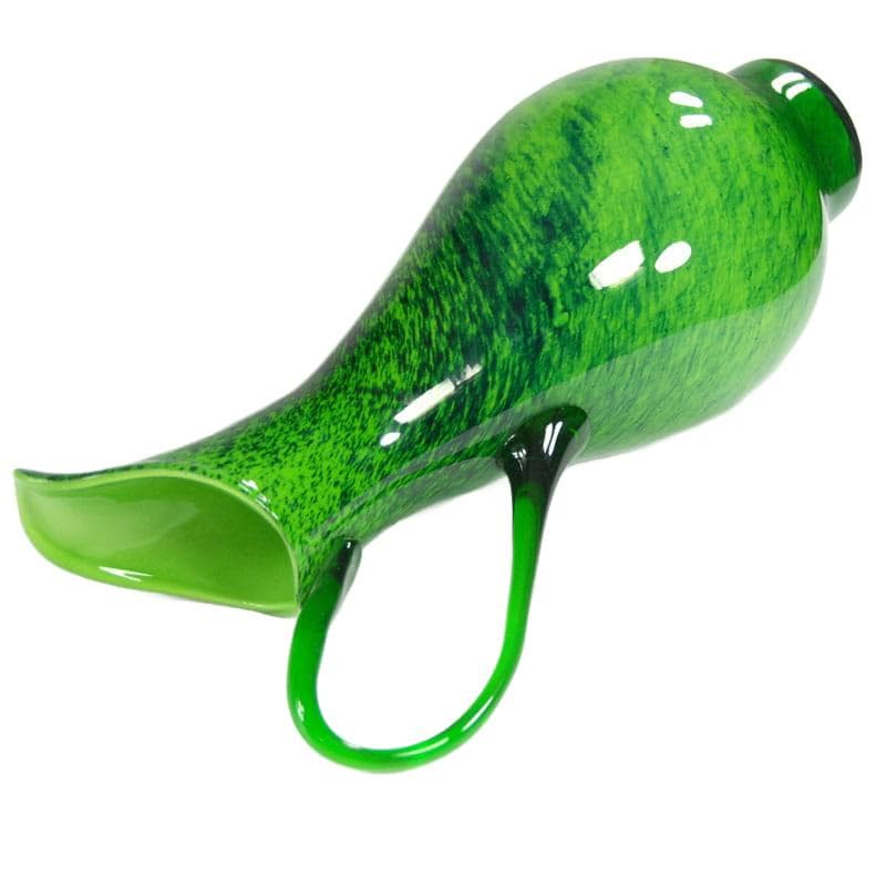 Zielony dzban ze szkła Murano, Włochy, lata 70. - 6960