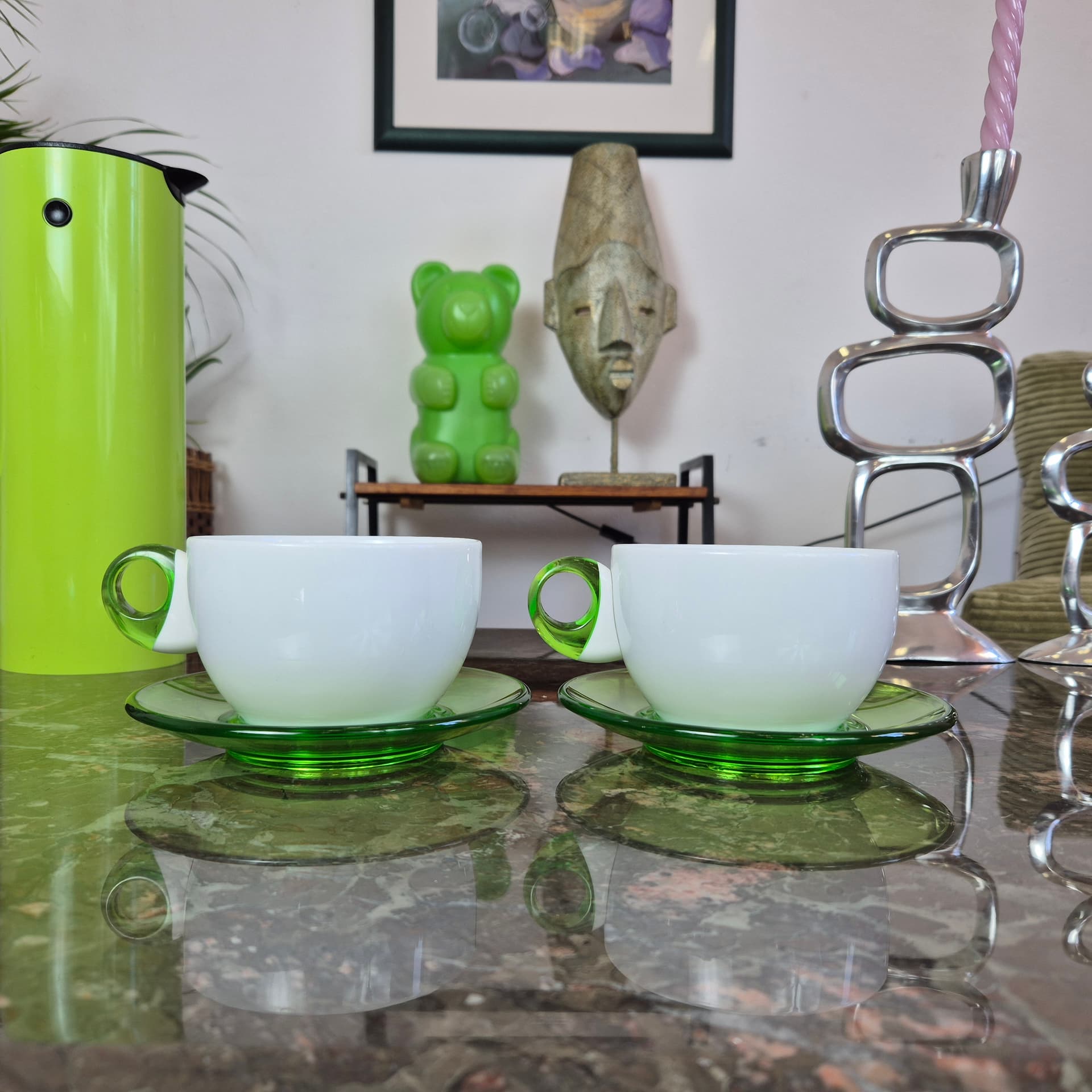 Filiżanki do cappuccino Gocce firmy Guzzini, Włochy - 92541