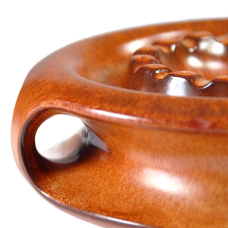 Brown Ceramic Ashtray, Bertoncello, Italy, 1960s - 6940