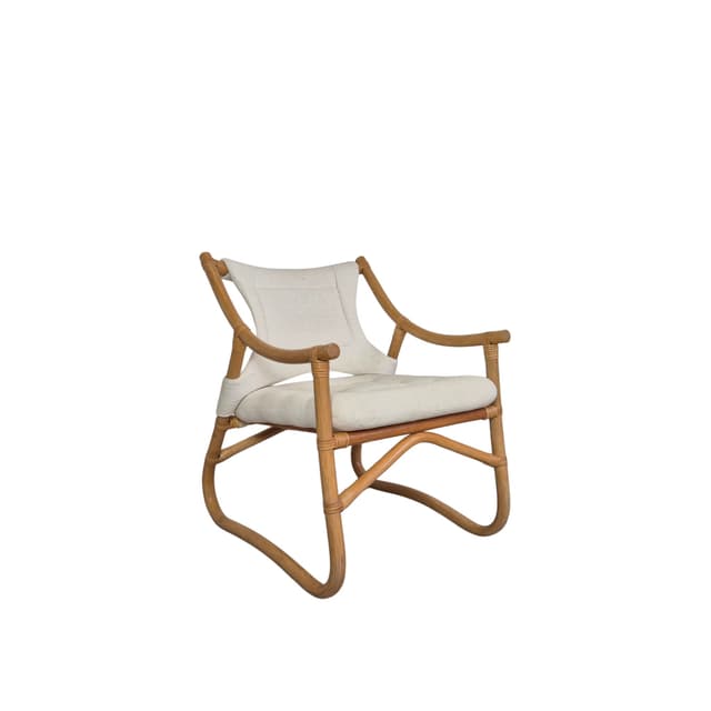 Fotel bambusowy w stylu Ikea Espri Safari, Dania lata 80 - WYMIARY