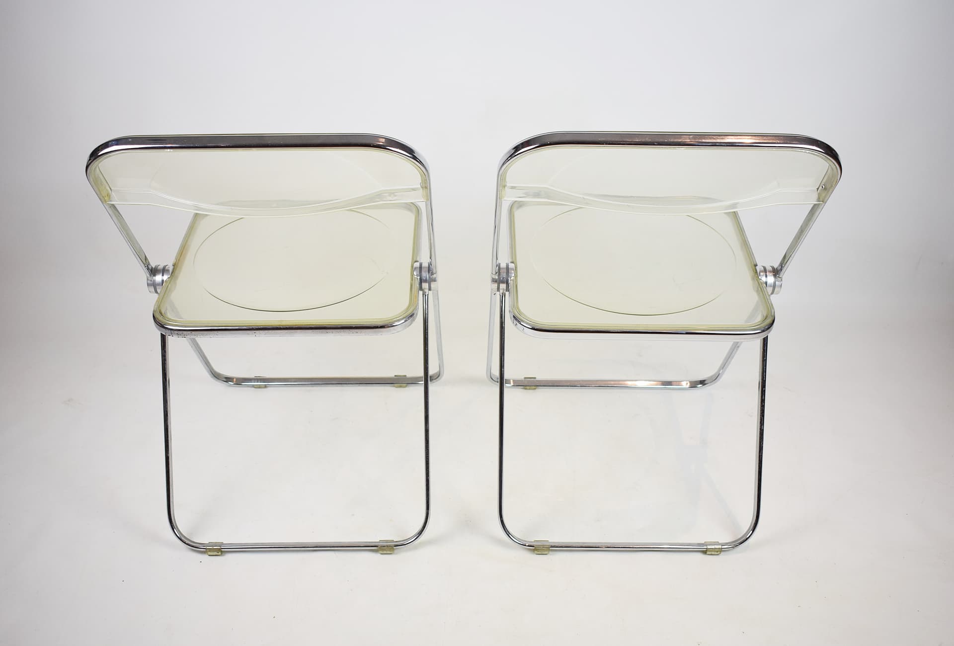 Para krzeseł Plia Anonima, Castelli, proj. Giancarlo Piretti, Castelli, lata 70. - 92740