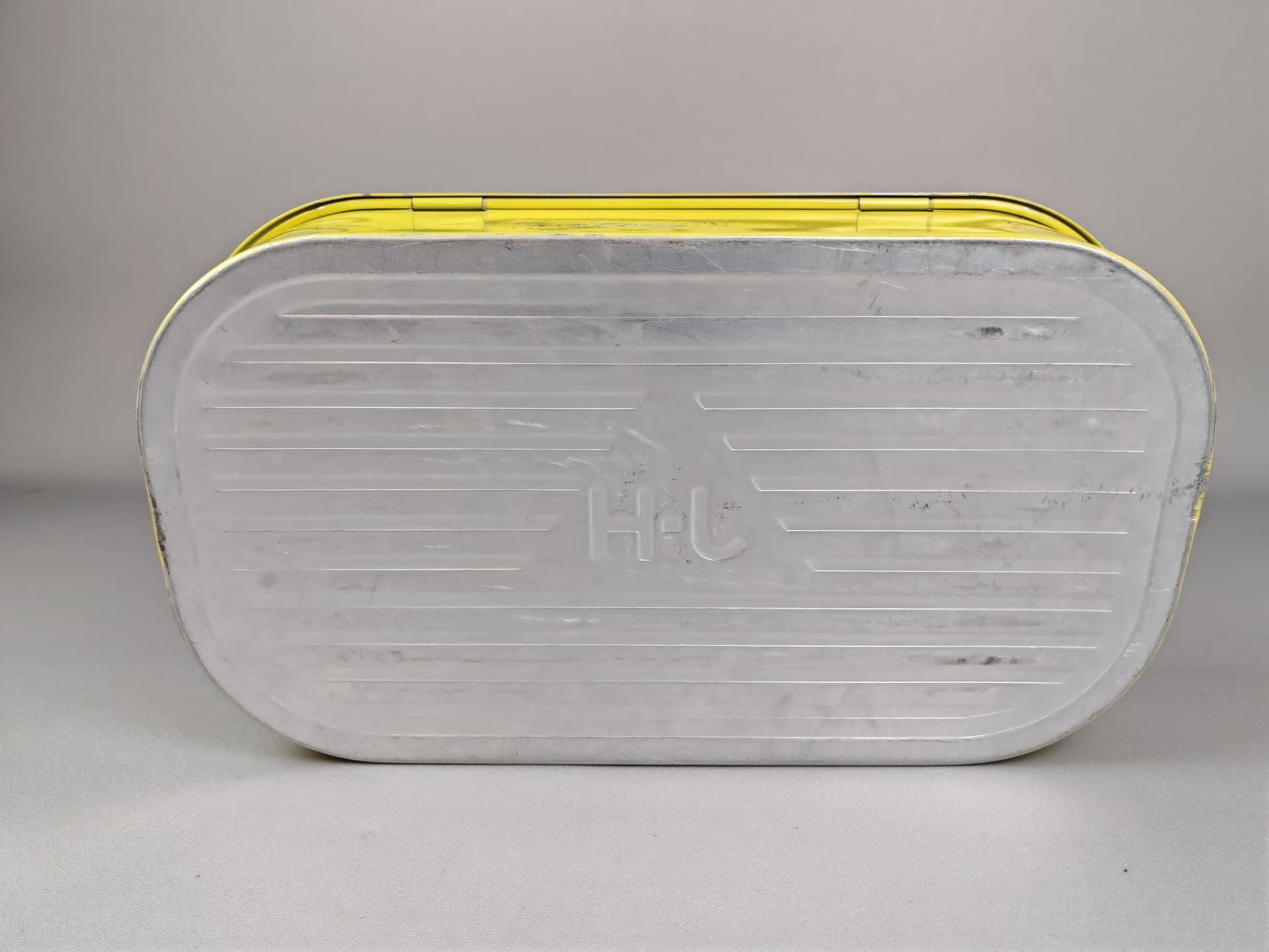 Lunch Box, yellow, J-H Fabrikerna, Sweden, 1950s. - 92877