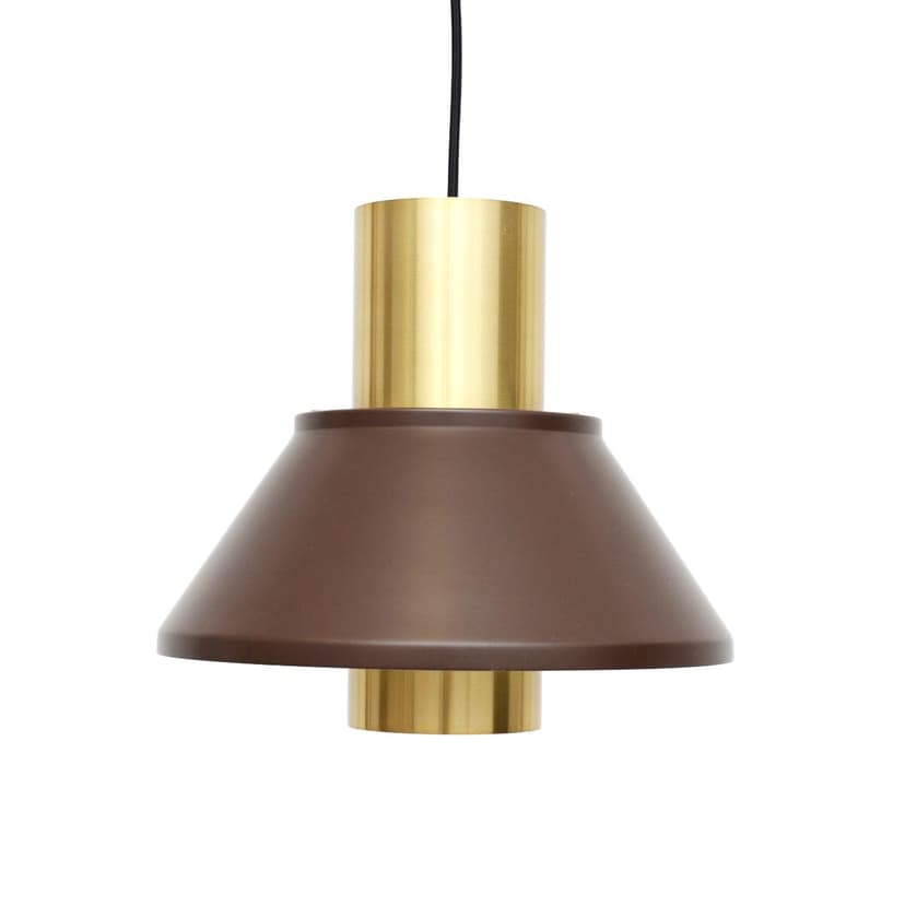 Lampa wisząca Lifie, metal ciemnobrązowy, proj. J. Hammerborg, Fog & Mørup, Dania, lata 70.