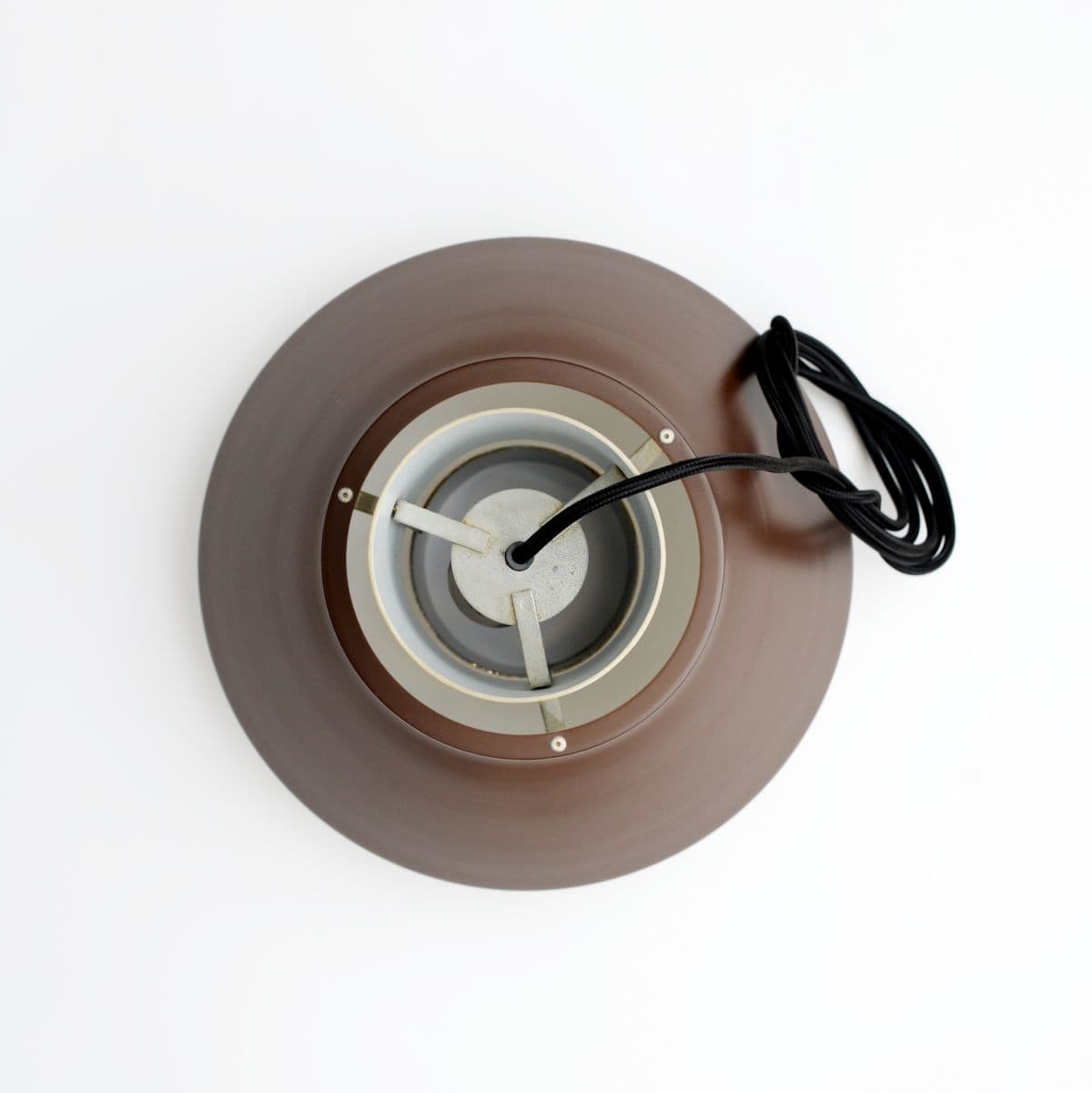 Lampa wisząca Lifie, metal ciemnobrązowy, proj. J. Hammerborg, Fog & Mørup, Dania, lata 70. - 93022