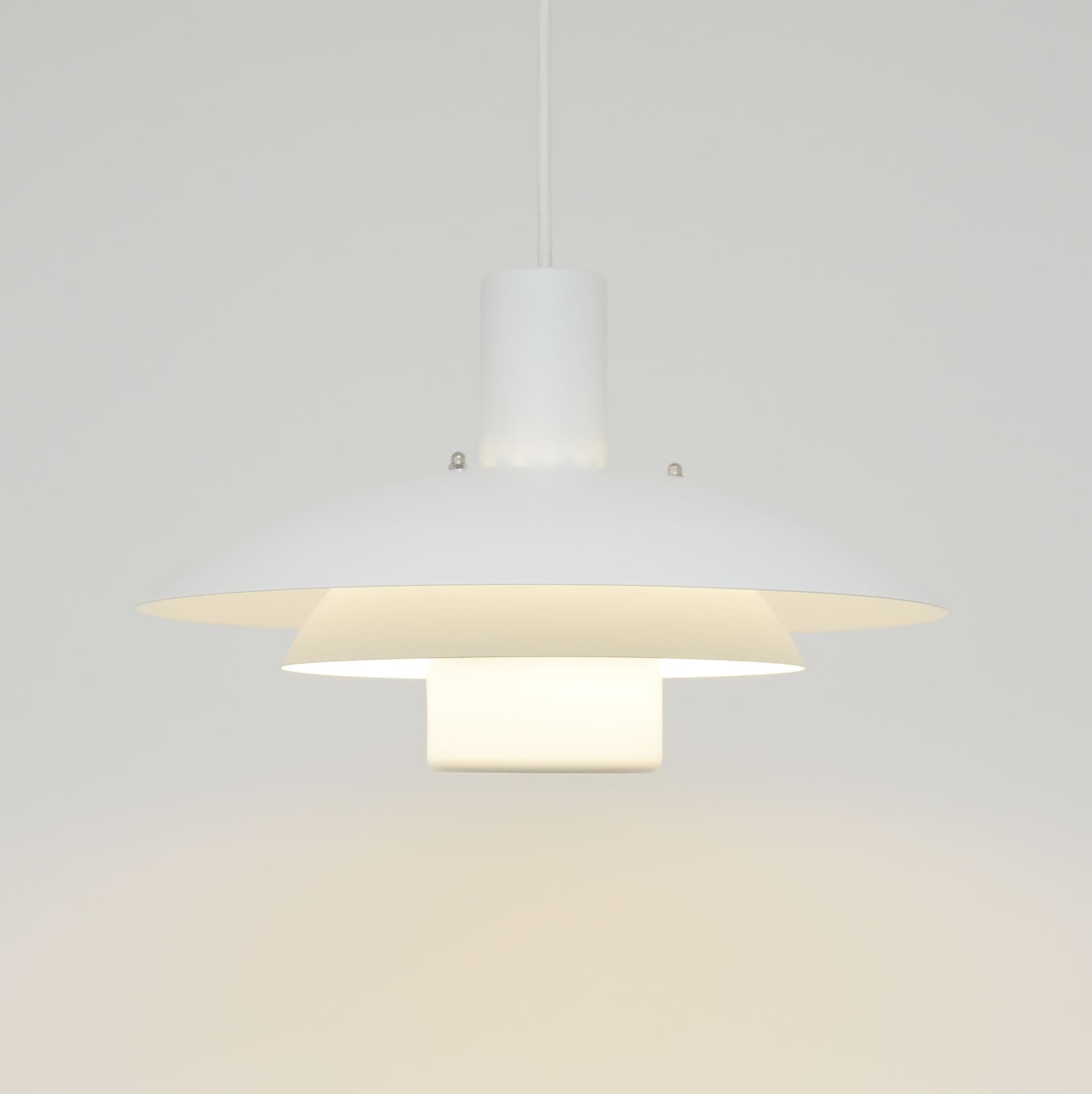 Lampa wisząca, Form Light, biały, metal, Form Light, Dania, lata 70. - 93142