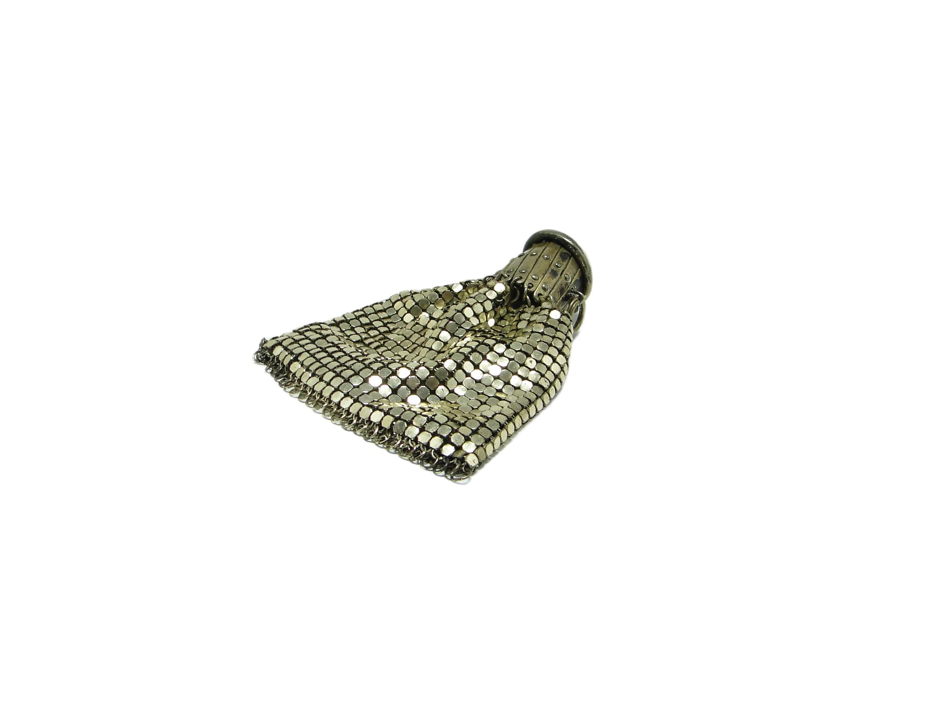 Art Deco coin purse, silver-plated brass, Poland, 1920s. - 93299