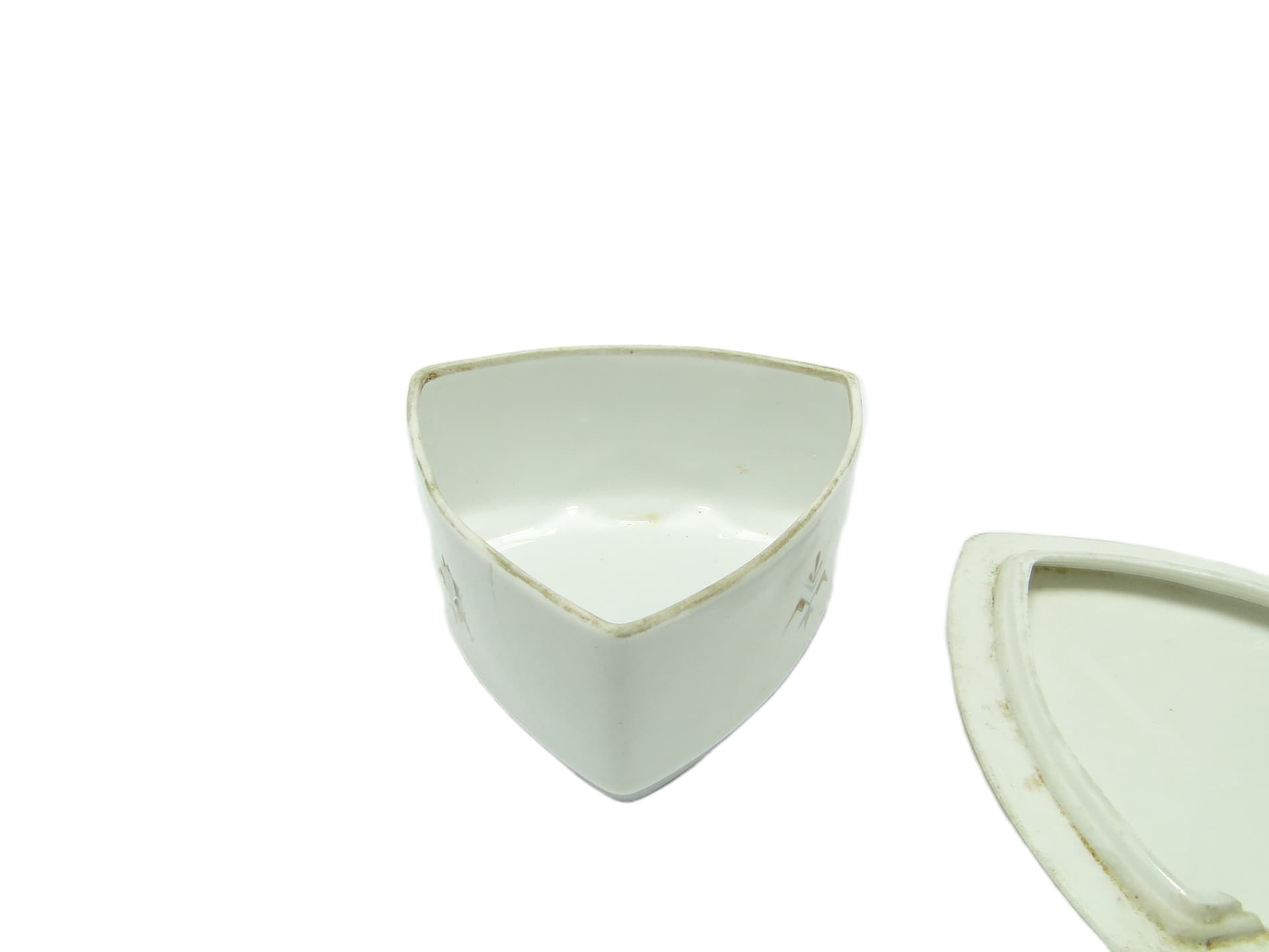 Art Deco bonbonniere, ivory white porcelain, Germany, 1930s. - 93411