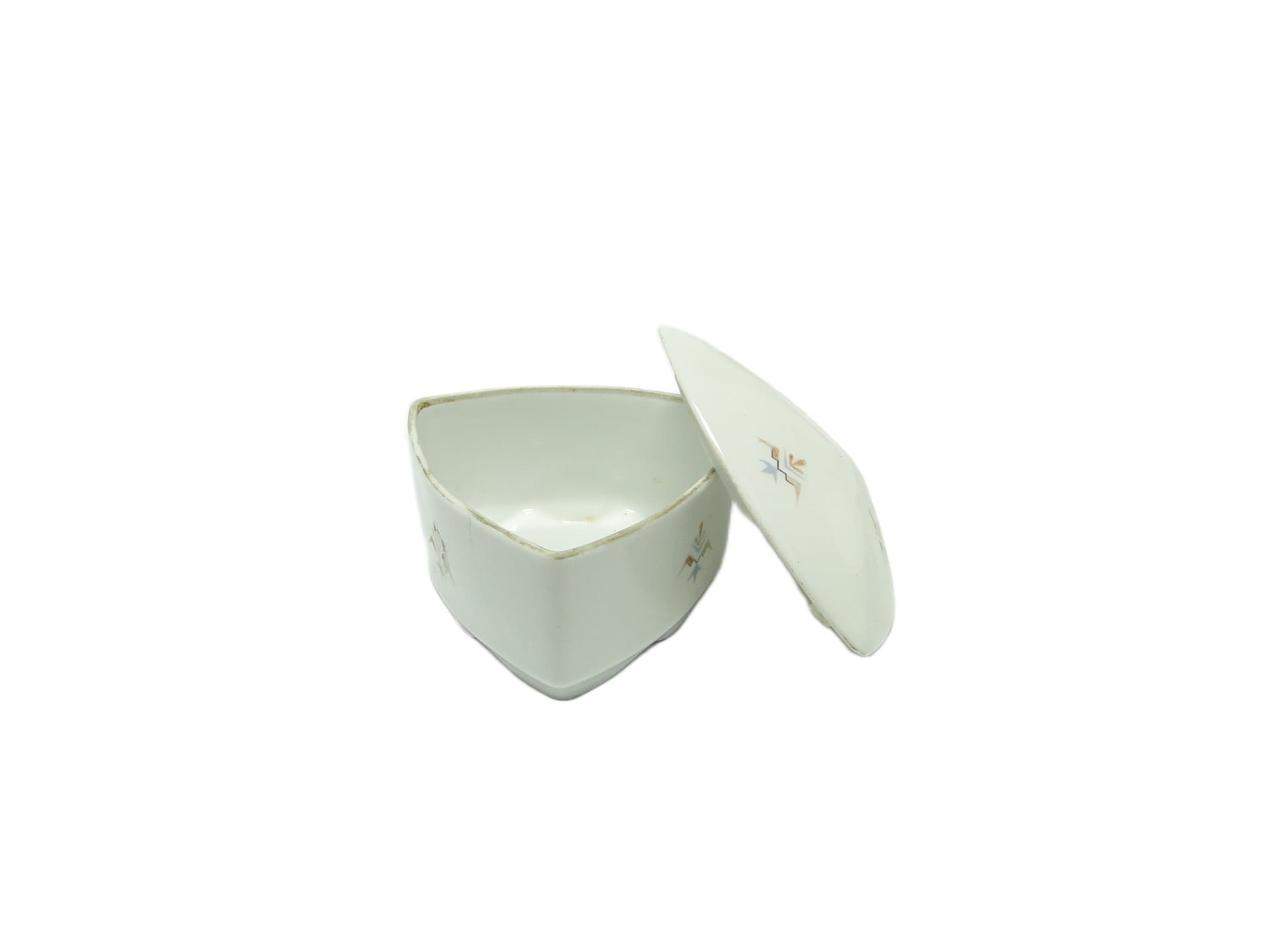 Art Deco bonbonniere, ivory white porcelain, Germany, 1930s. - 93413