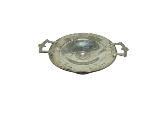 Fruit bowl, Art Nouveau, chrome-plated brass, Sweden, early 20th c. - DIMENSION