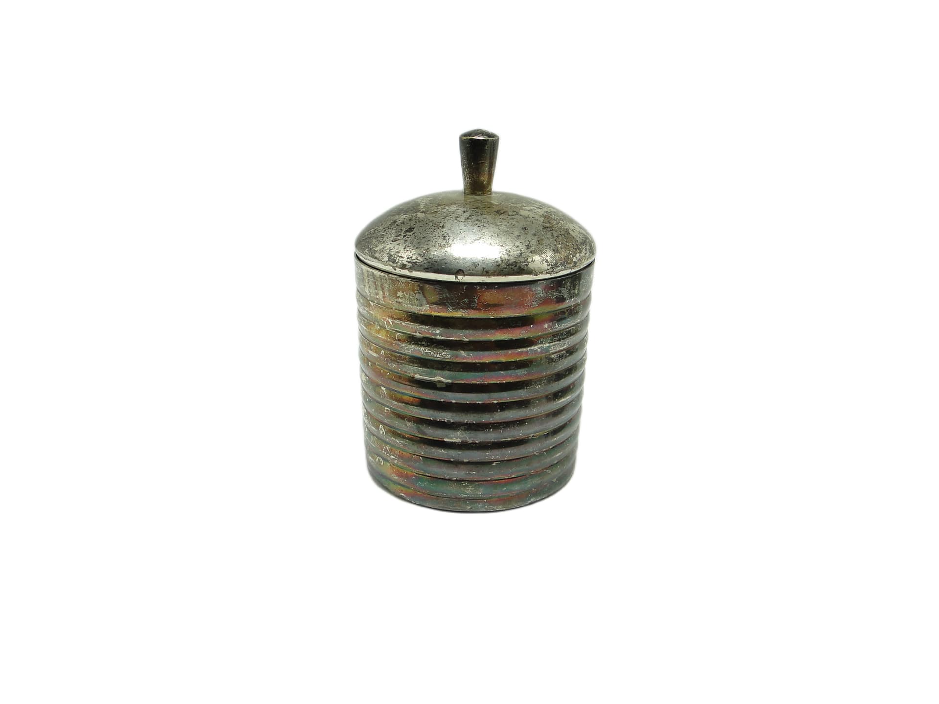 Art Deco bonbonniere, silver-plated brass, Germany, 1950s. - 93626