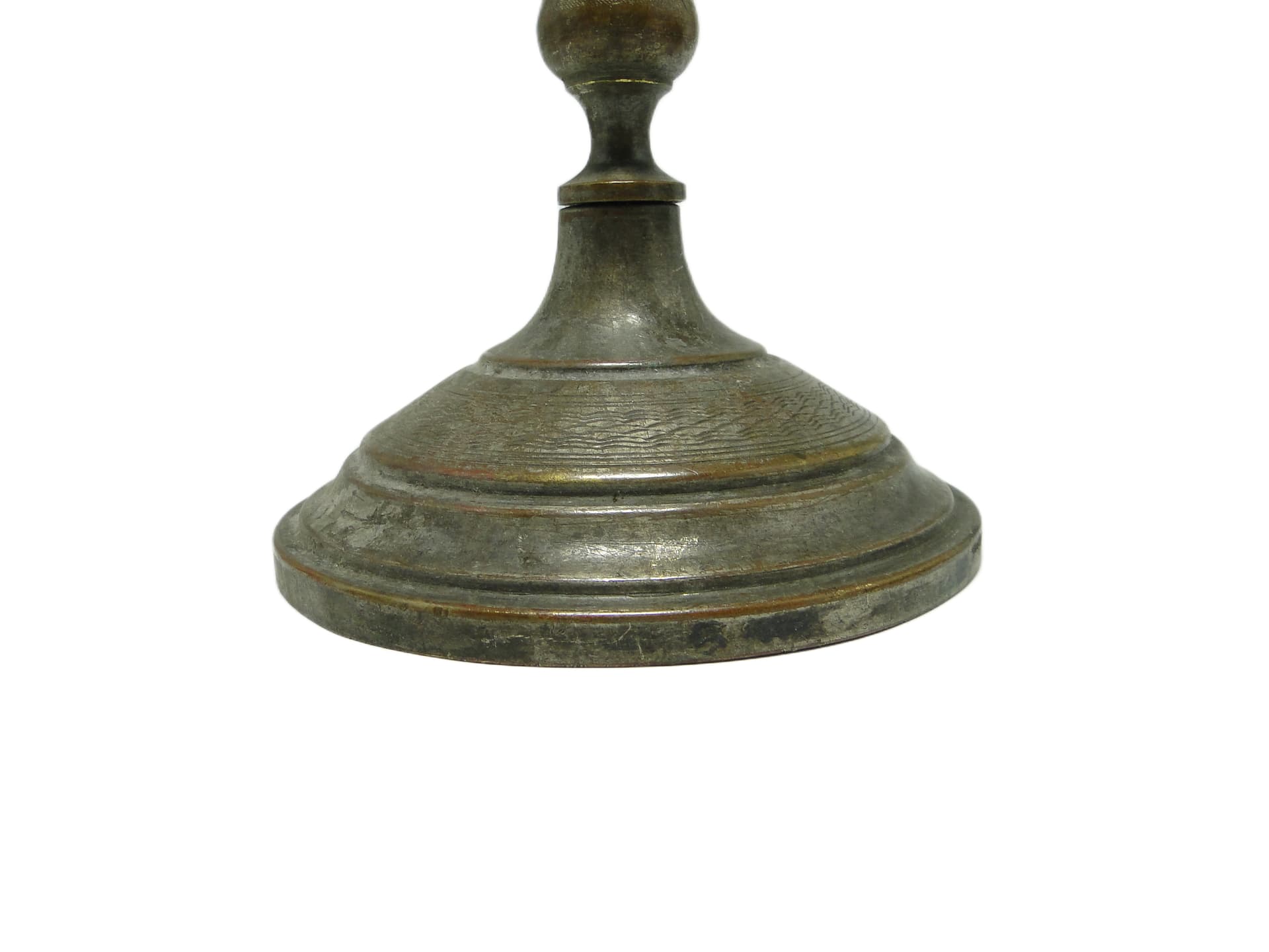 Świecznik Empire, mosiądz srebrzony, Austria, początek XX w. - 93792