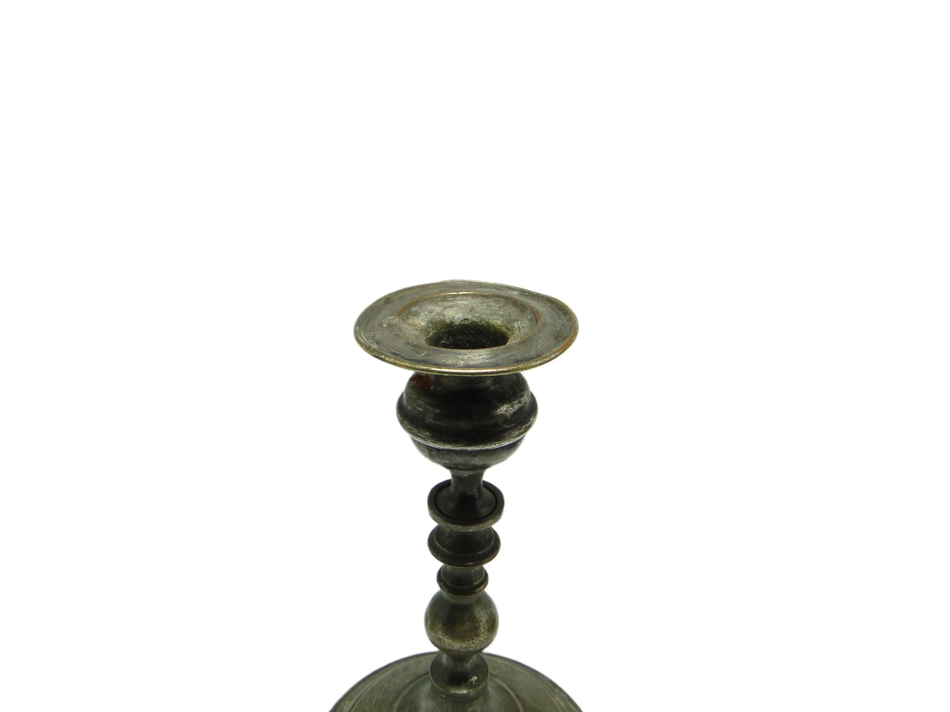 Świecznik Empire, mosiądz srebrzony, Austria, początek XX w. - 93797