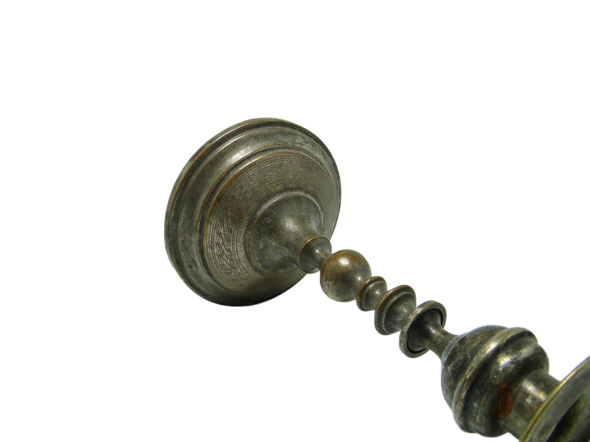 Świecznik Empire, mosiądz srebrzony, Austria, początek XX w. - 93801