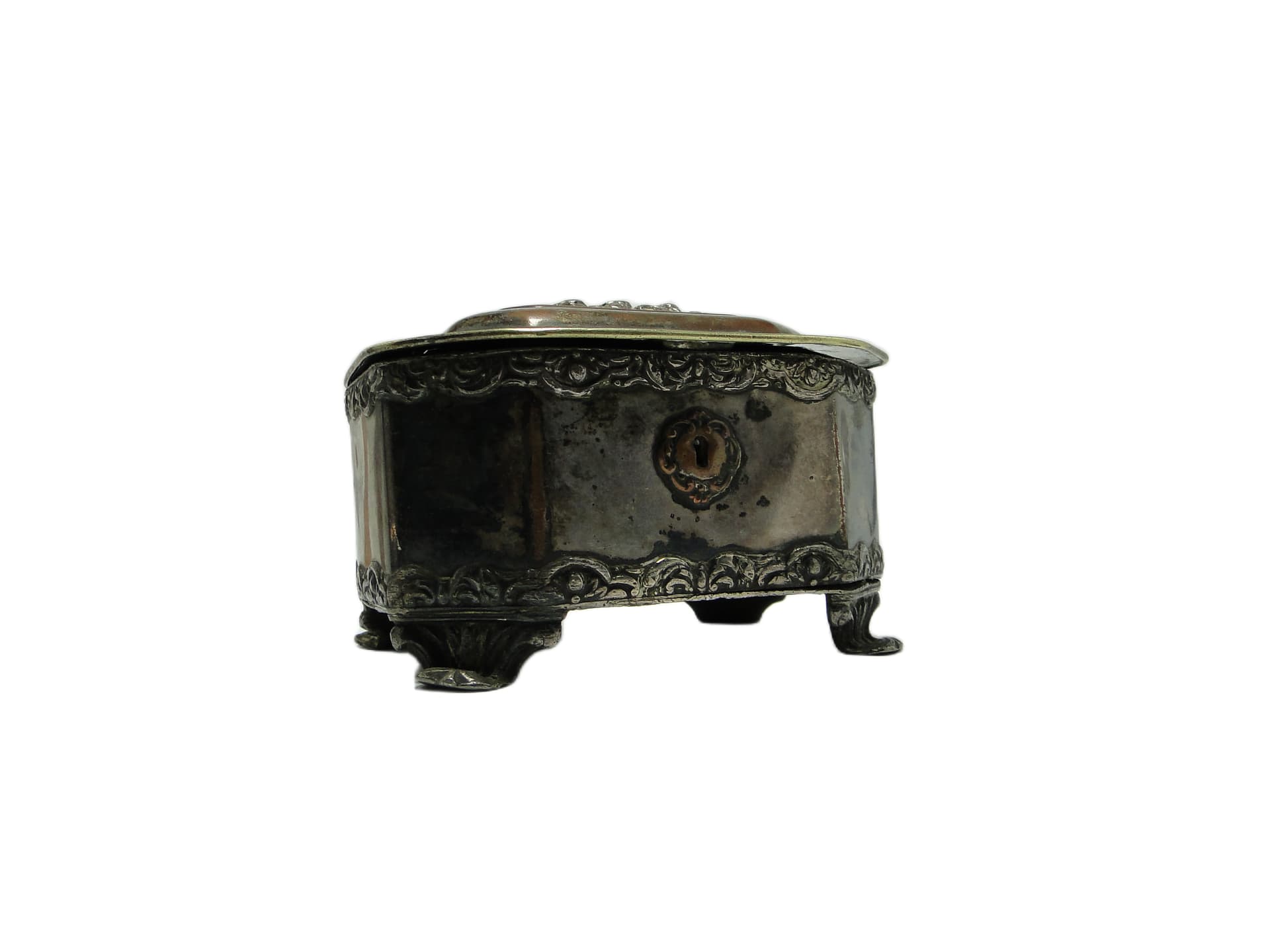 Neo-Baroque casket, silver-plated copper, Poland, 19th c. - 93821