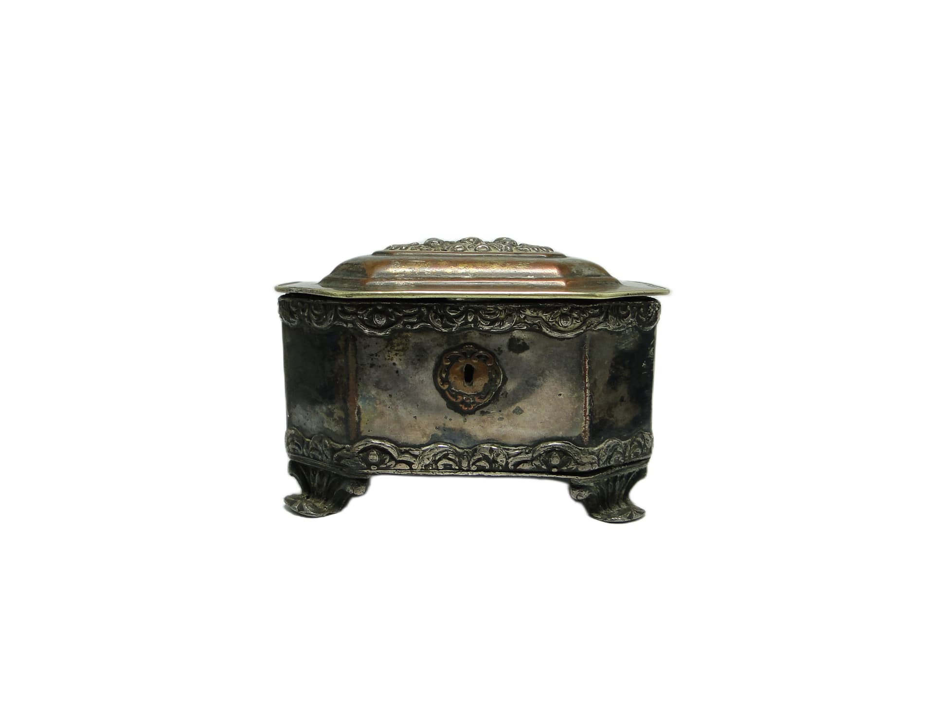 Neo-Baroque casket, silver-plated copper, Poland, 19th c. - 93813