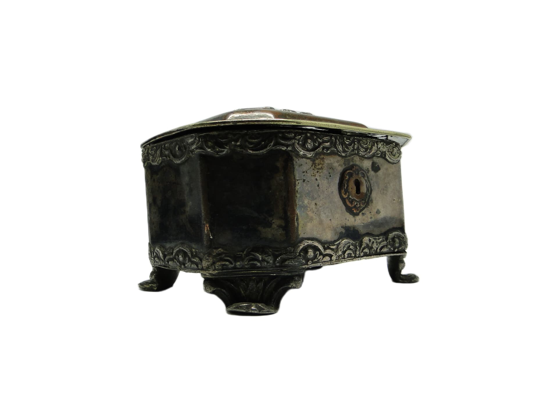 Neo-Baroque casket, silver-plated copper, Poland, 19th c. - 93820