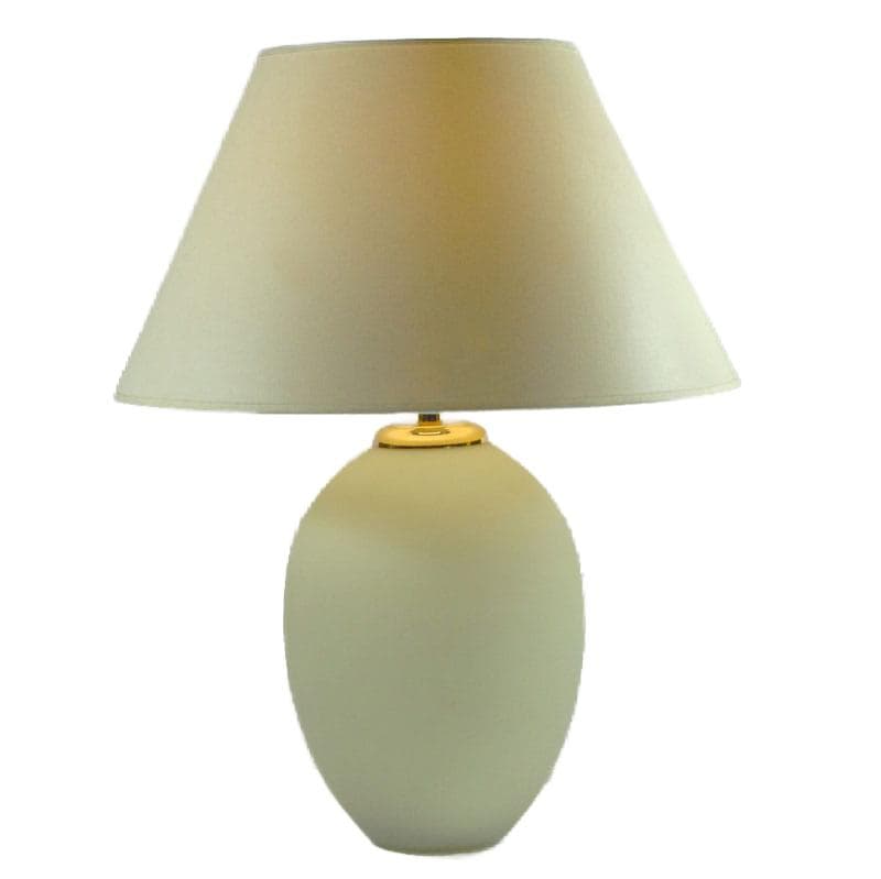 Żółta lampa stołowa z opalinowego szkła, Włochy, lata 80. - 7023