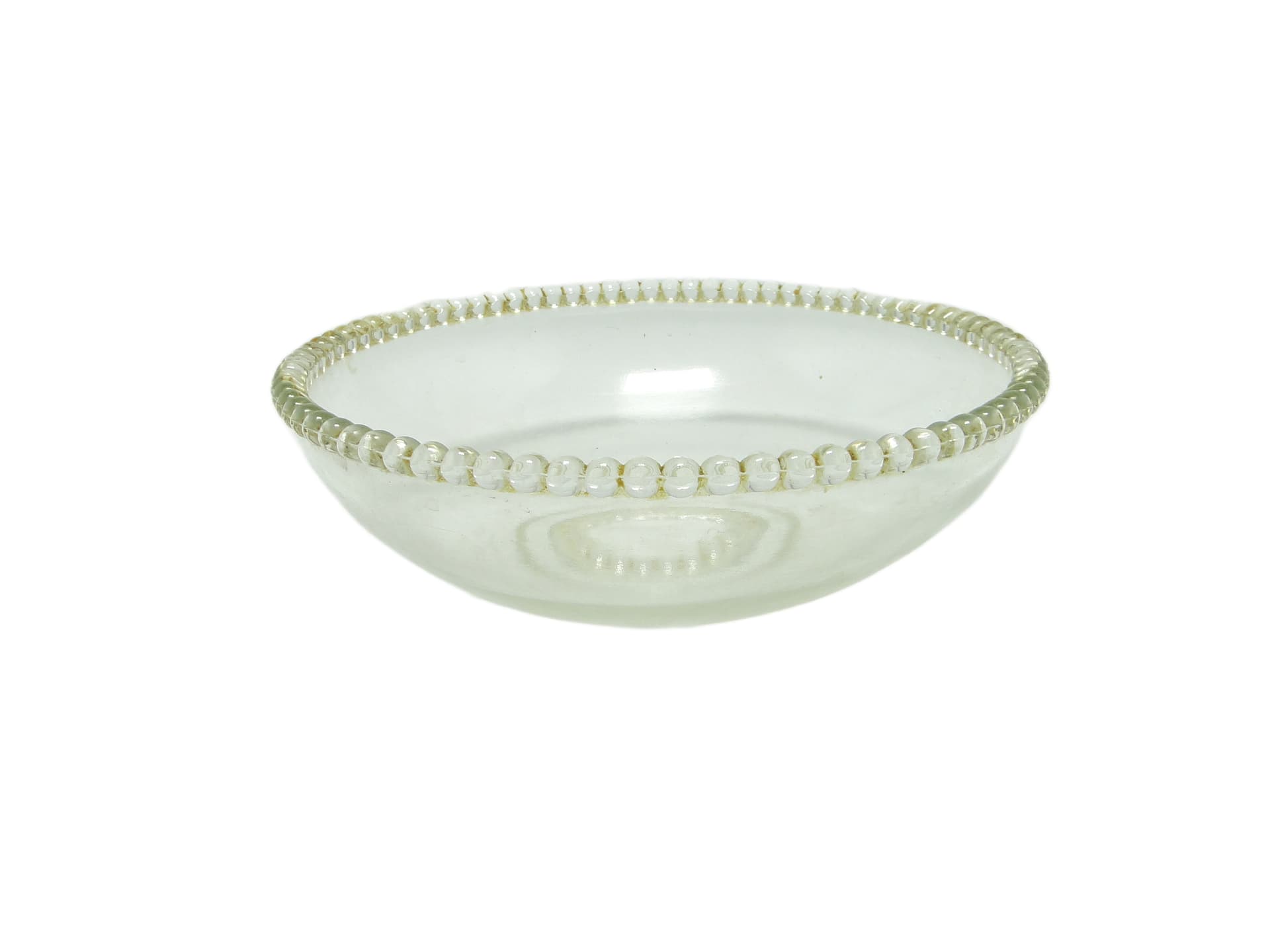 Patera mid-century modern, szkło transparentne, Polska, lata 70. - 94489