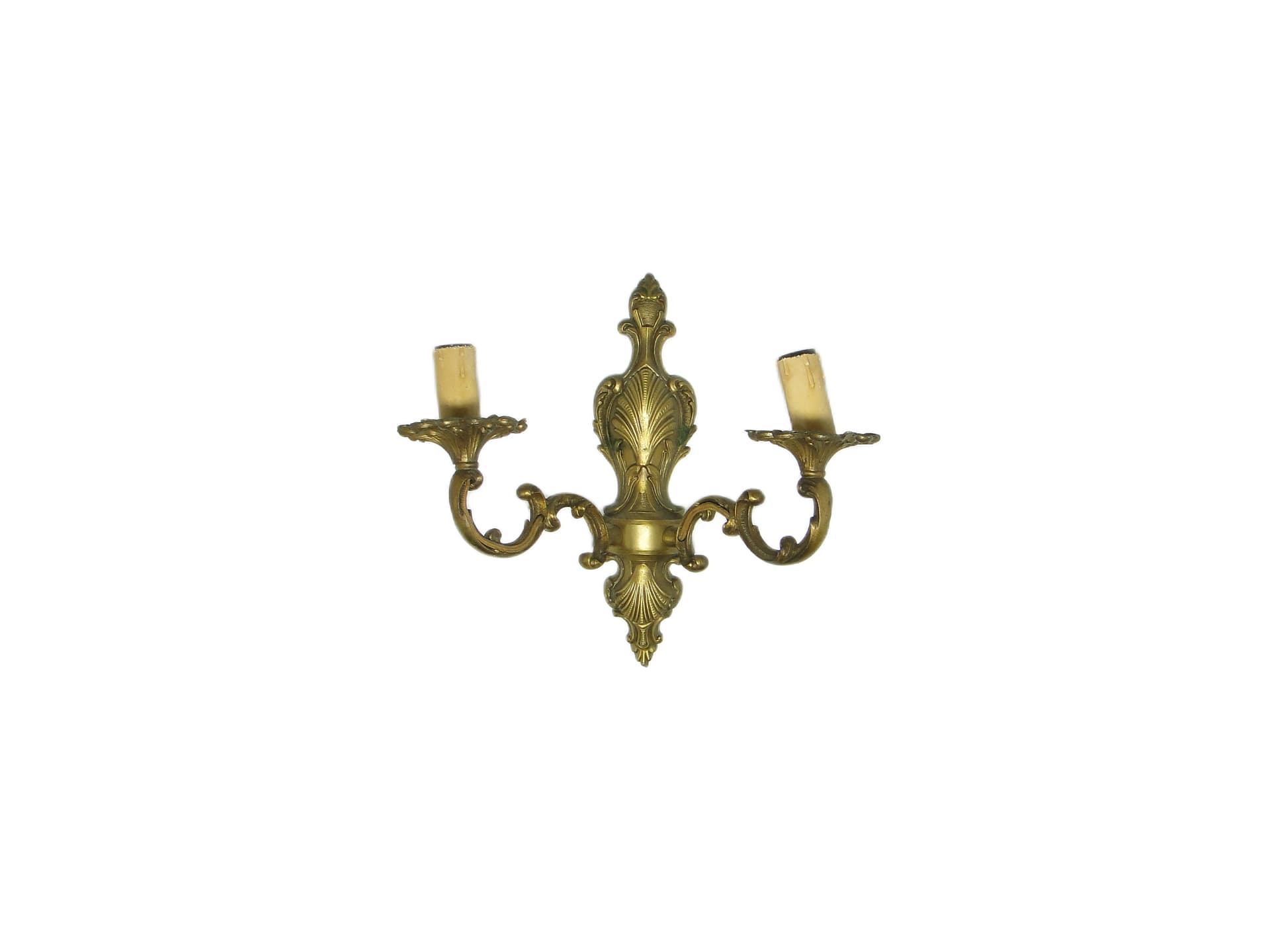 Kinkiet, Rococo, mosiądz, Polska, lata 70. - 94546