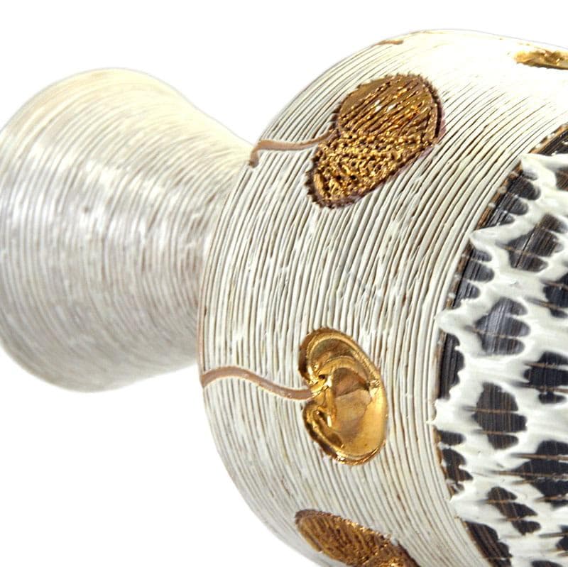 Gilded Sgraffito Vase, Fratelli Fanciullacci, Italy, 1960s - 7044