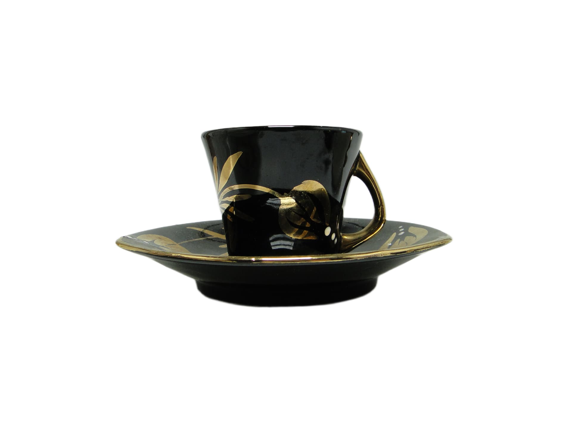 Cup and Saucer Set, Chic & Glam, porcelain, Chodzież, Poland, 1970s. - 94757