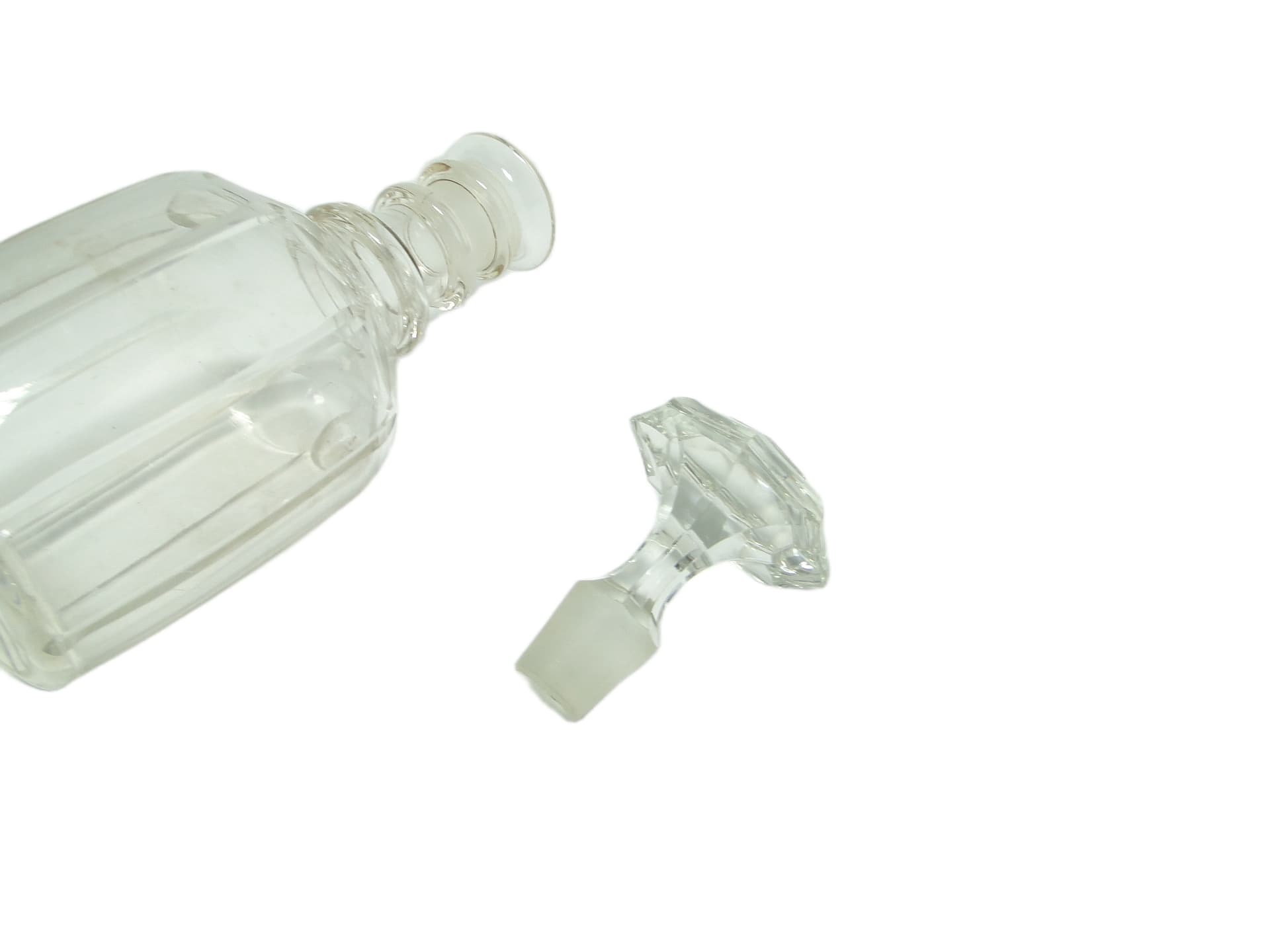 Karafka Biedermeier, kryształ, Francja, XIX w. - 94826