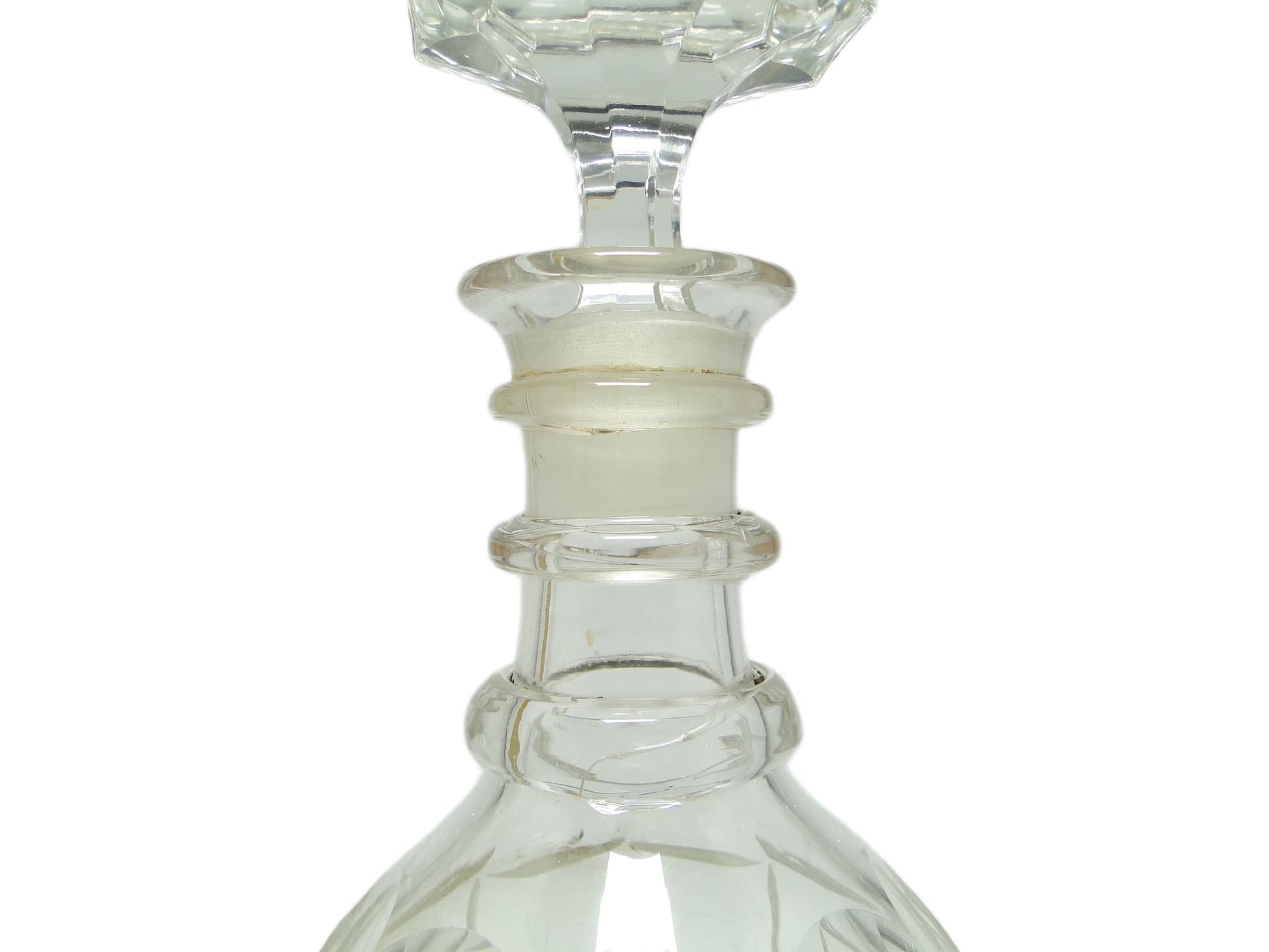 Karafka Biedermeier, kryształ, Francja, XIX w. - 94832