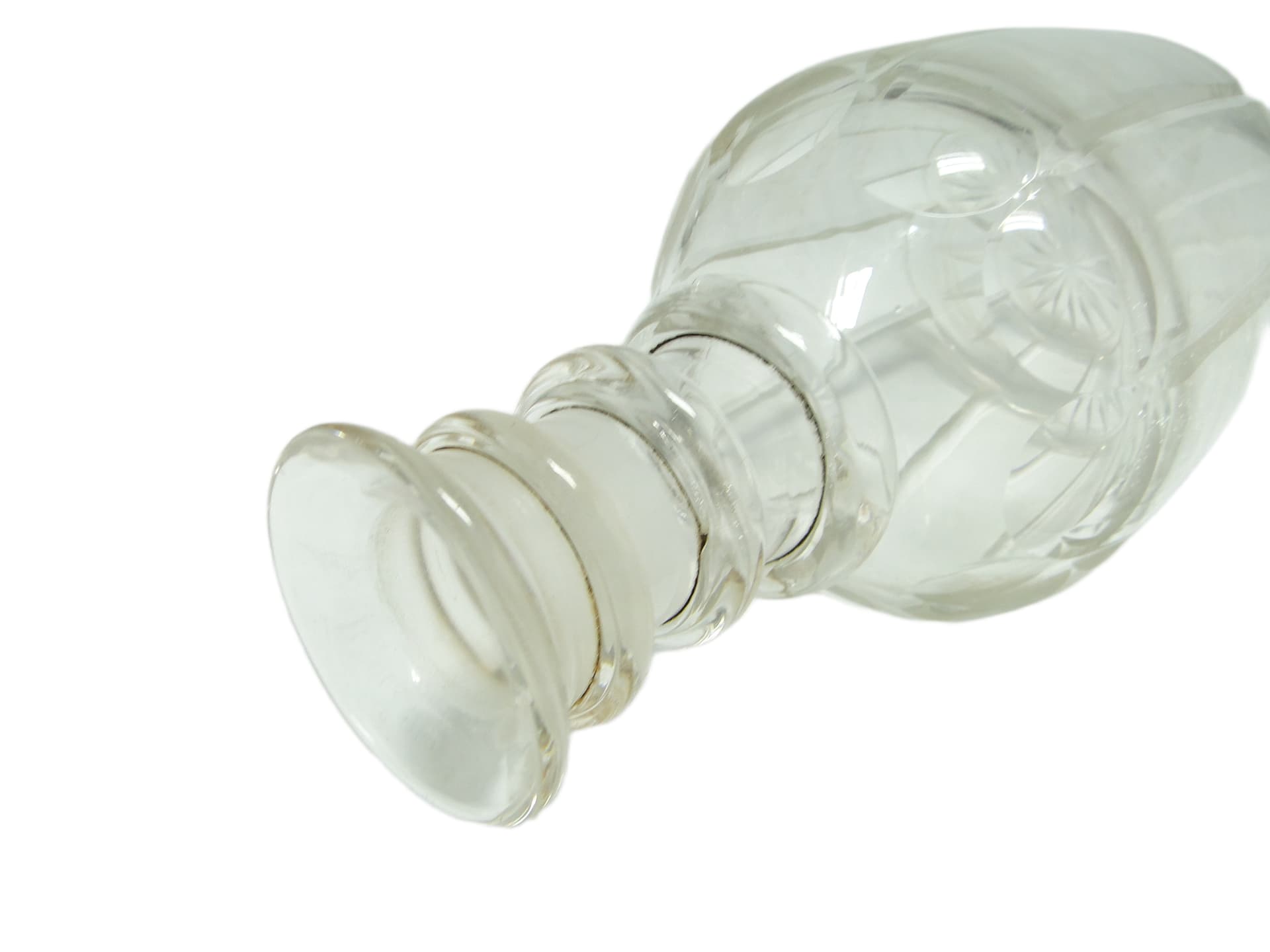 Karafka Biedermeier, kryształ, Francja, XIX w. - 94823