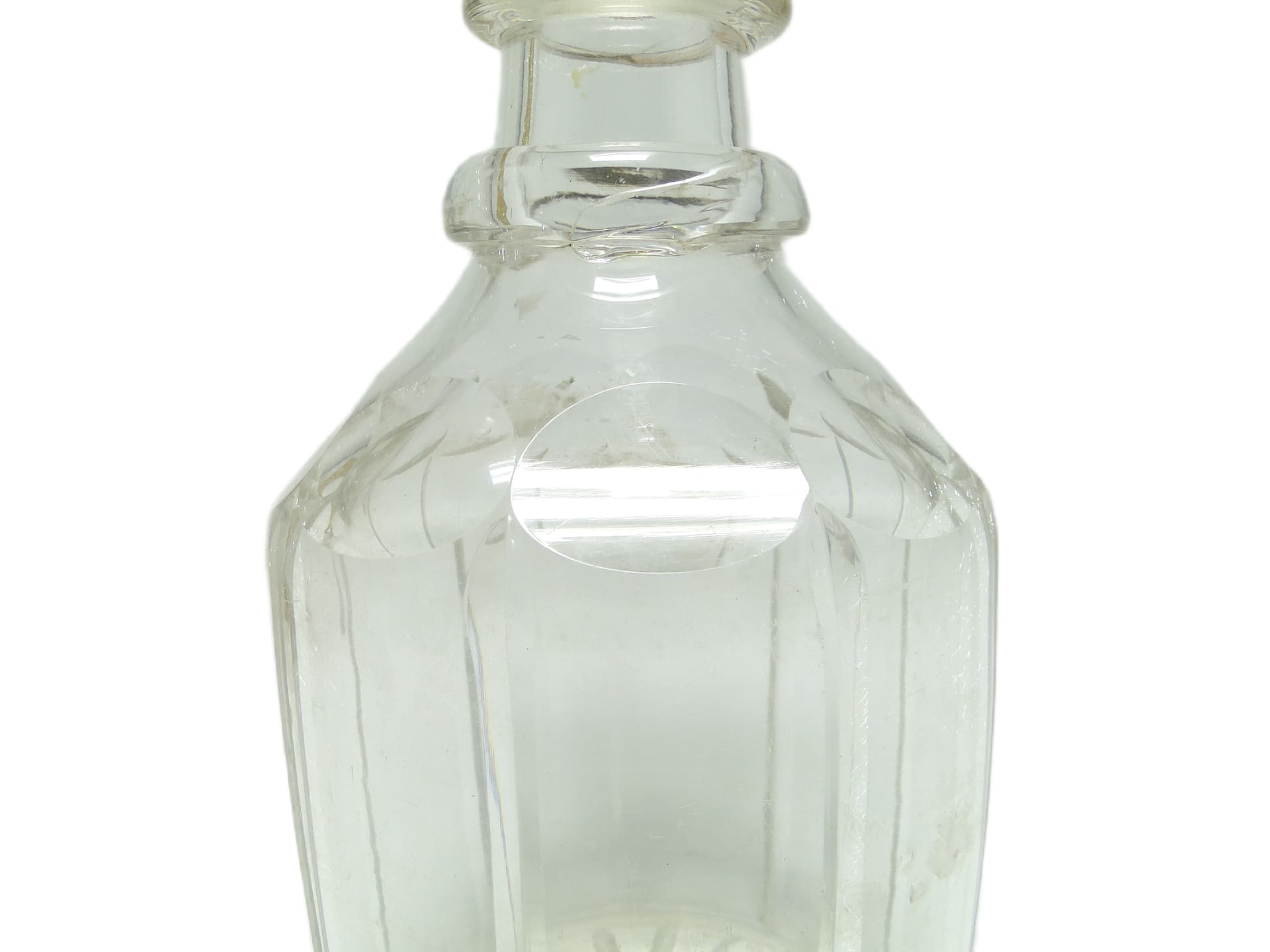 Karafka Biedermeier, kryształ, Francja, XIX w. - 94833