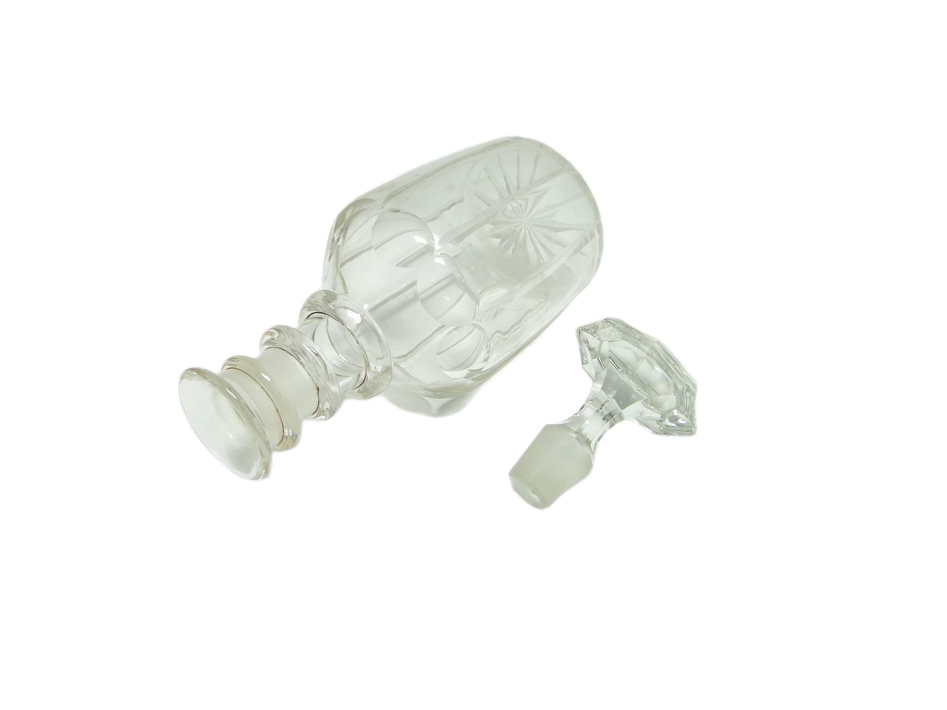 Karafka Biedermeier, kryształ, Francja, XIX w. - 94822