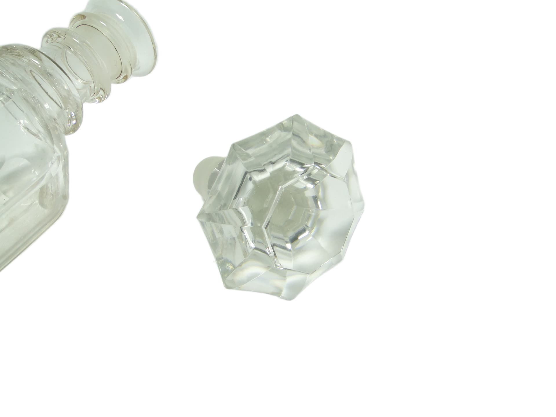 Karafka Biedermeier, kryształ, Francja, XIX w. - 94828