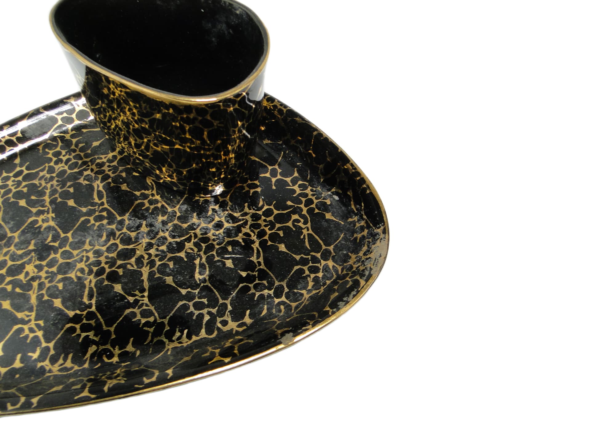 Zestaw palacza, mid-century modern, porcelana, Chodzież, Polska, lata 70. - 95184