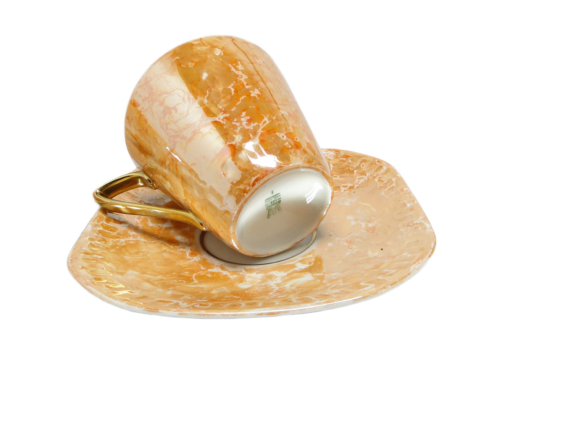 Para filiżanek Helena, mid-century modern, porcelana, Wawel, Polska, lata 70. - 95195