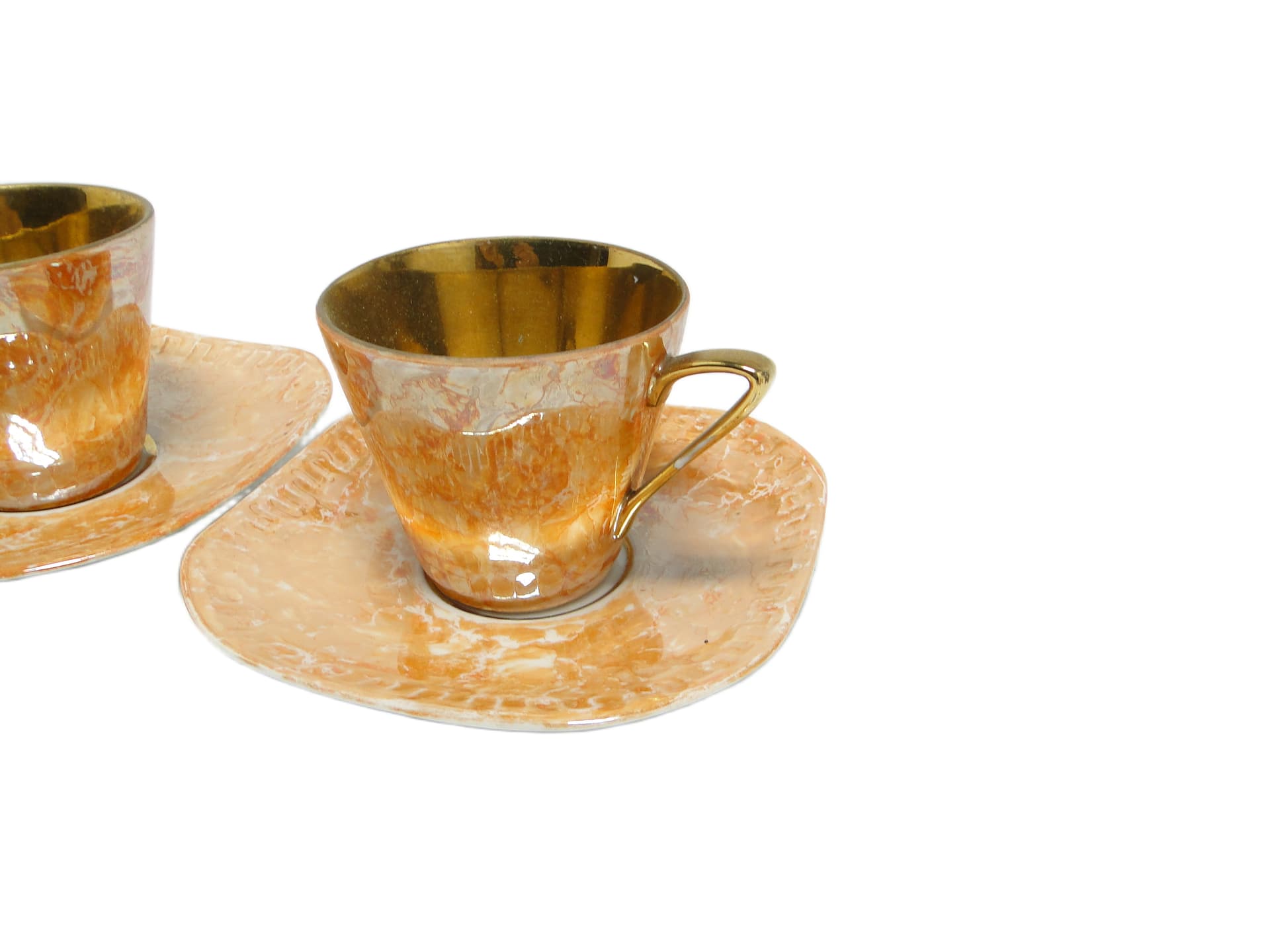 Para filiżanek Helena, mid-century modern, porcelana, Wawel, Polska, lata 70. - 95193