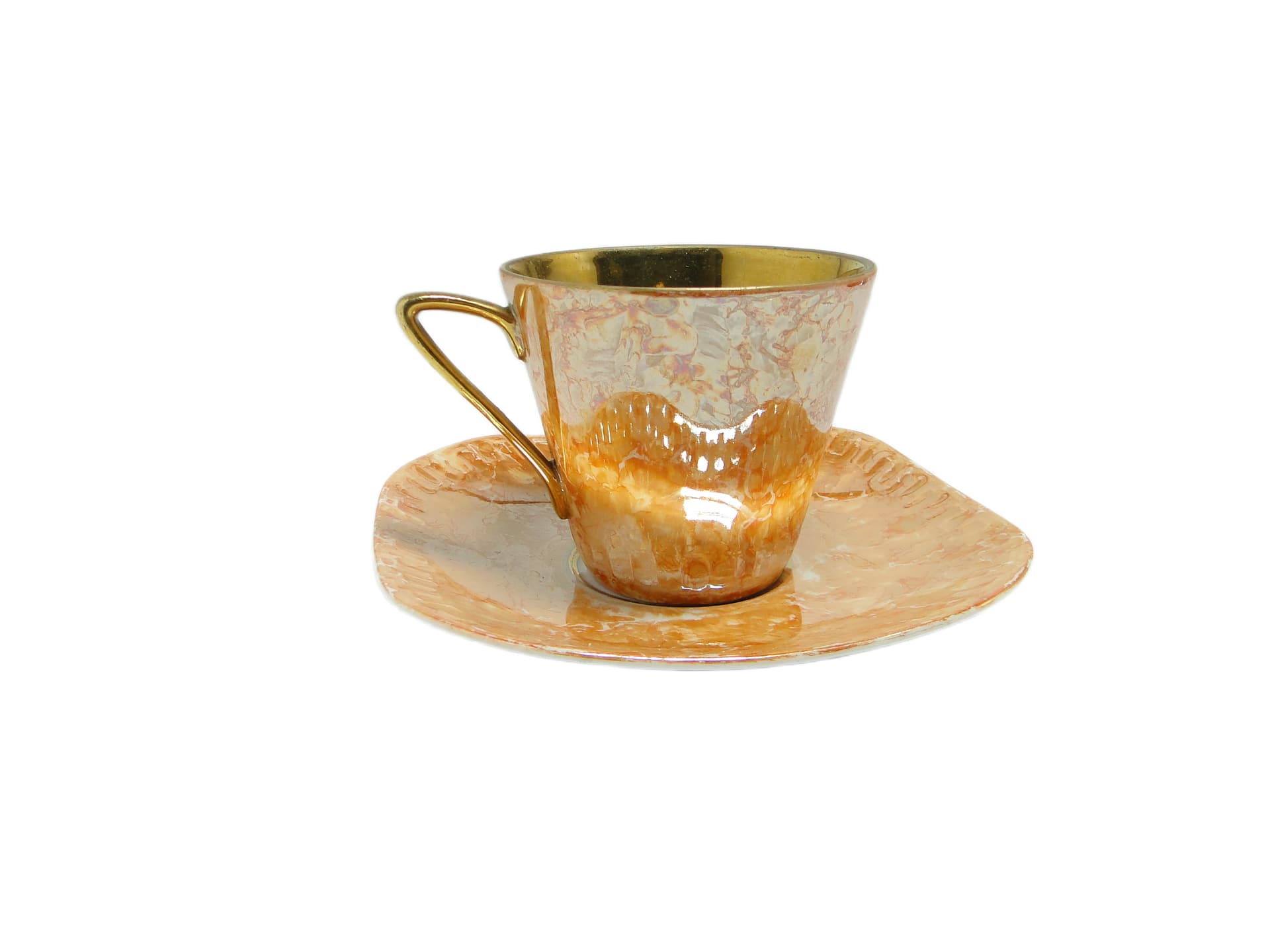 Filiżanka z podstawkiem Helena, mid-century modern, porcelana, Wawel, Polska, lata 70. - 95230