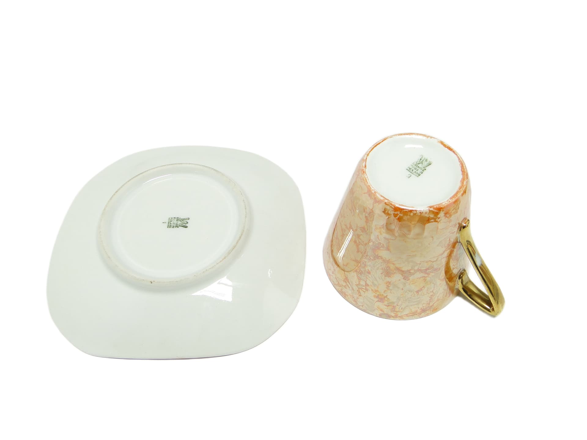 Filiżanka z podstawkiem Helena, mid-century modern, porcelana, Wawel, Polska, lata 70. - 95233