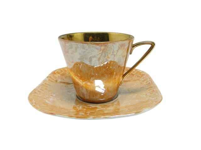 Filiżanka ze spodkiem Helena, porcelana, Wawel, Polska, lata 70. - WYMIARY