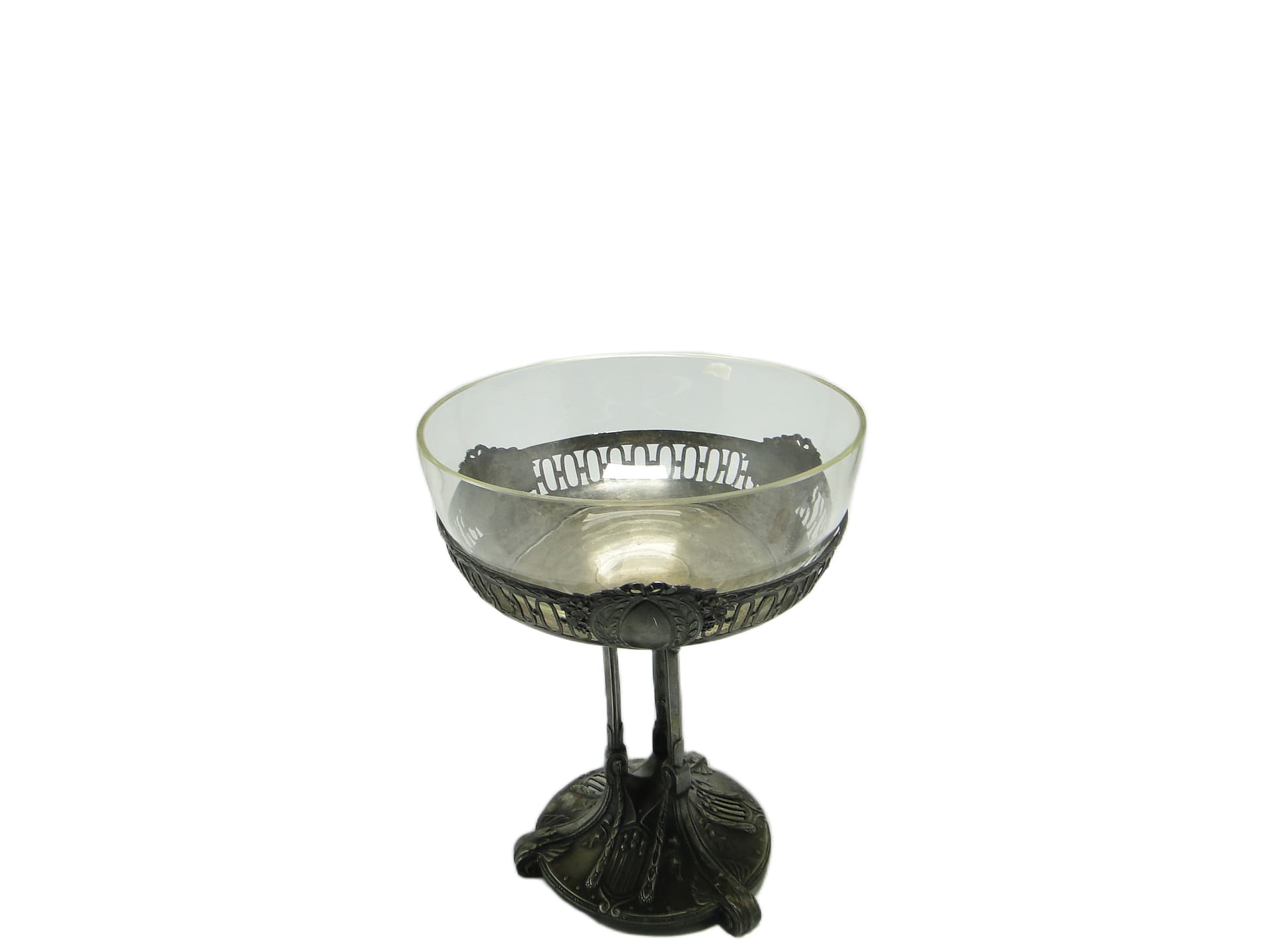 Patera Art Nouveau, szkło, Quist, Niemcy, początek XX w. - 95272