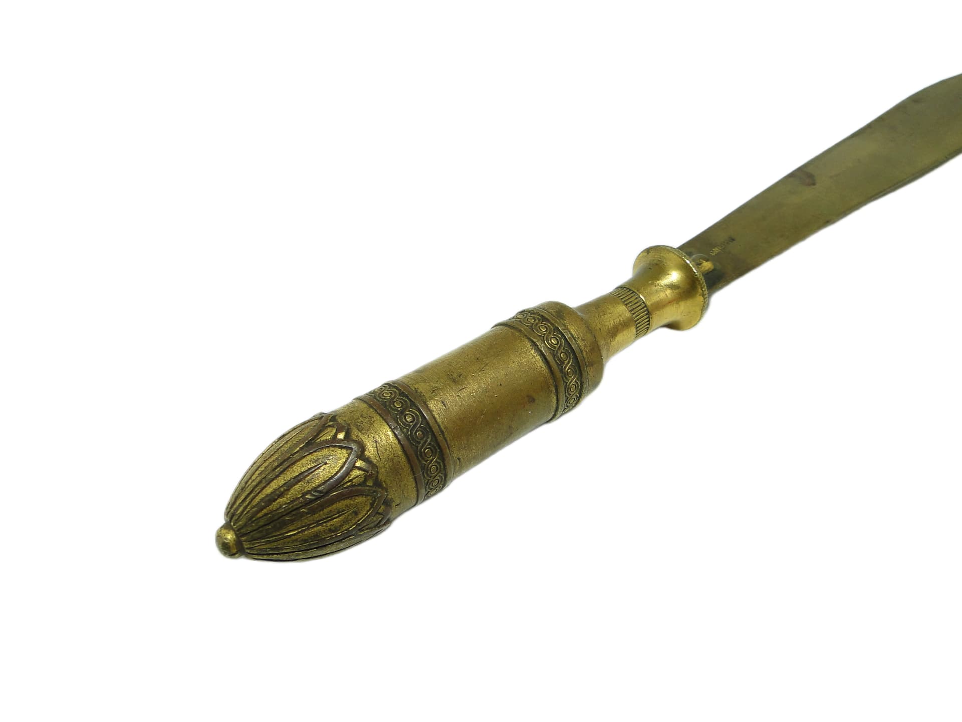 Nóż do listów eklektyczny, brąz, Bracia Łopieńskich, Polska, lata 20. - 95314