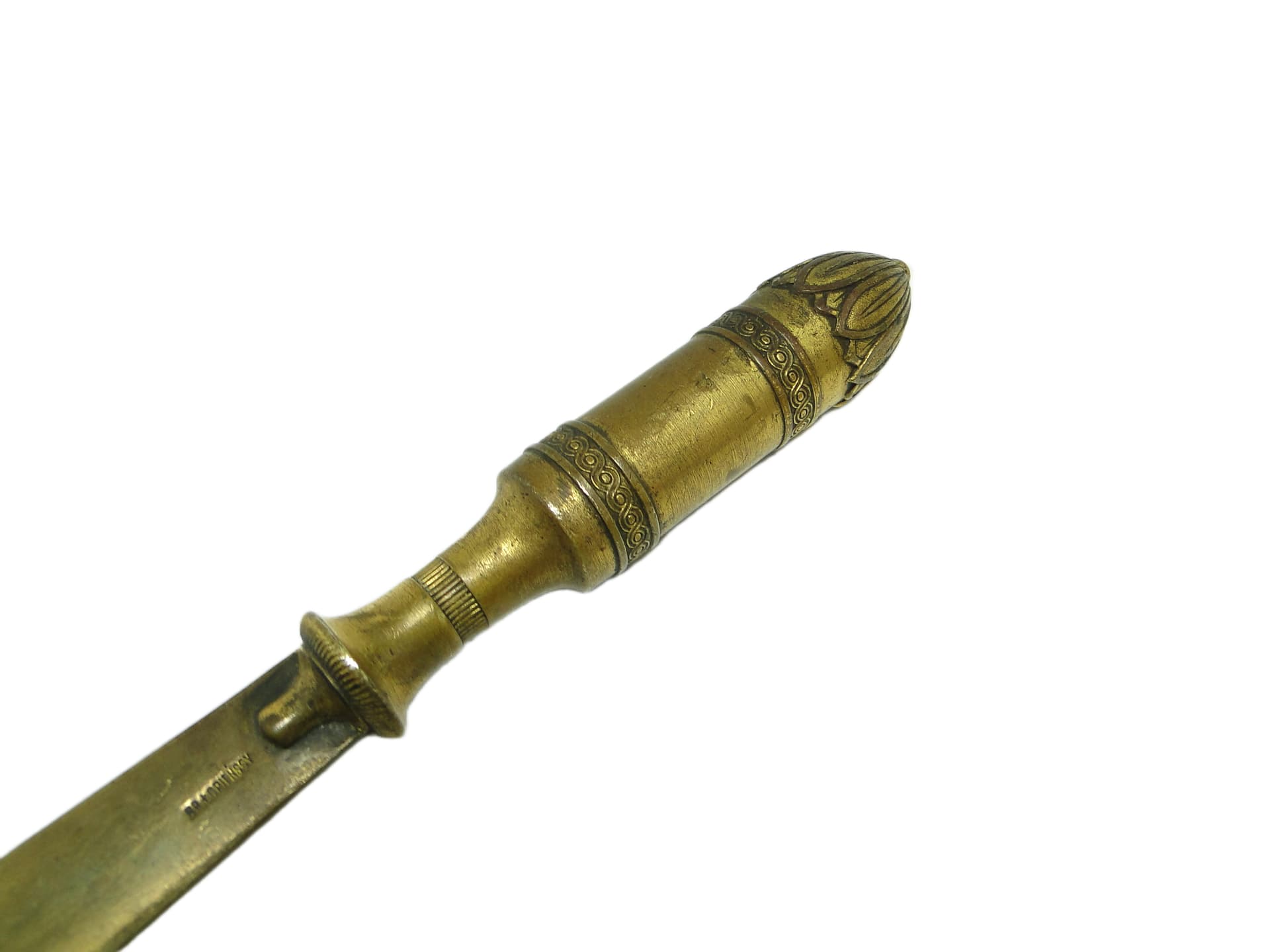 Nóż do listów eklektyczny, brąz, Bracia Łopieńskich, Polska, lata 20. - 95310