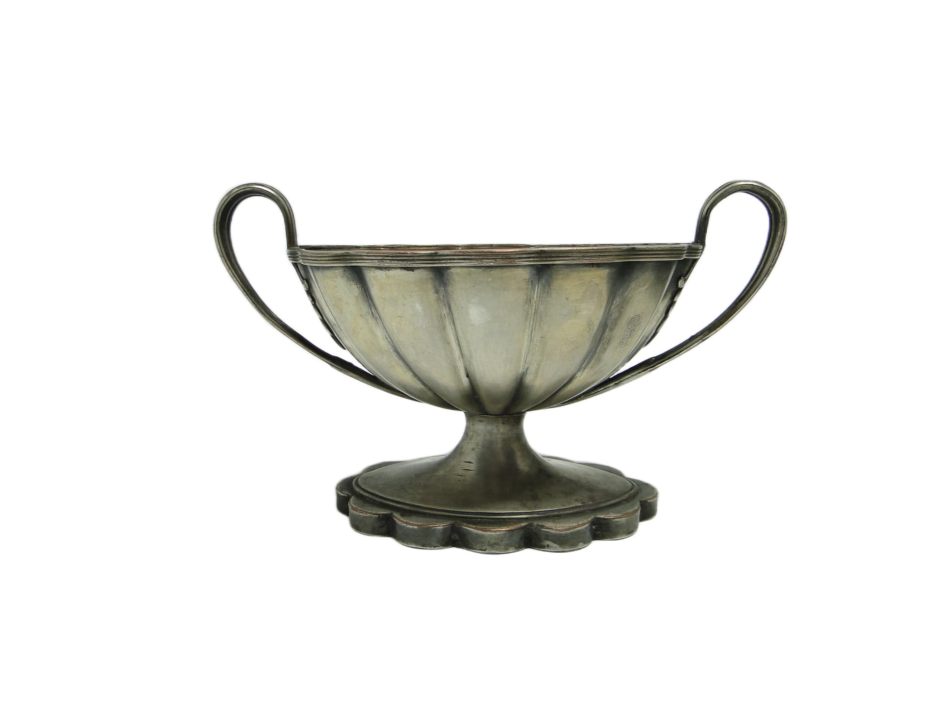 Solniczka Empire, miedź srebrzona, Francja, XIX w.