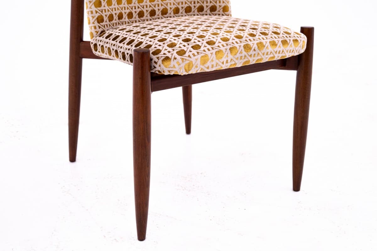 Yellow Set of 4 Chairs, Czechoslovakia, 1950s - 58134