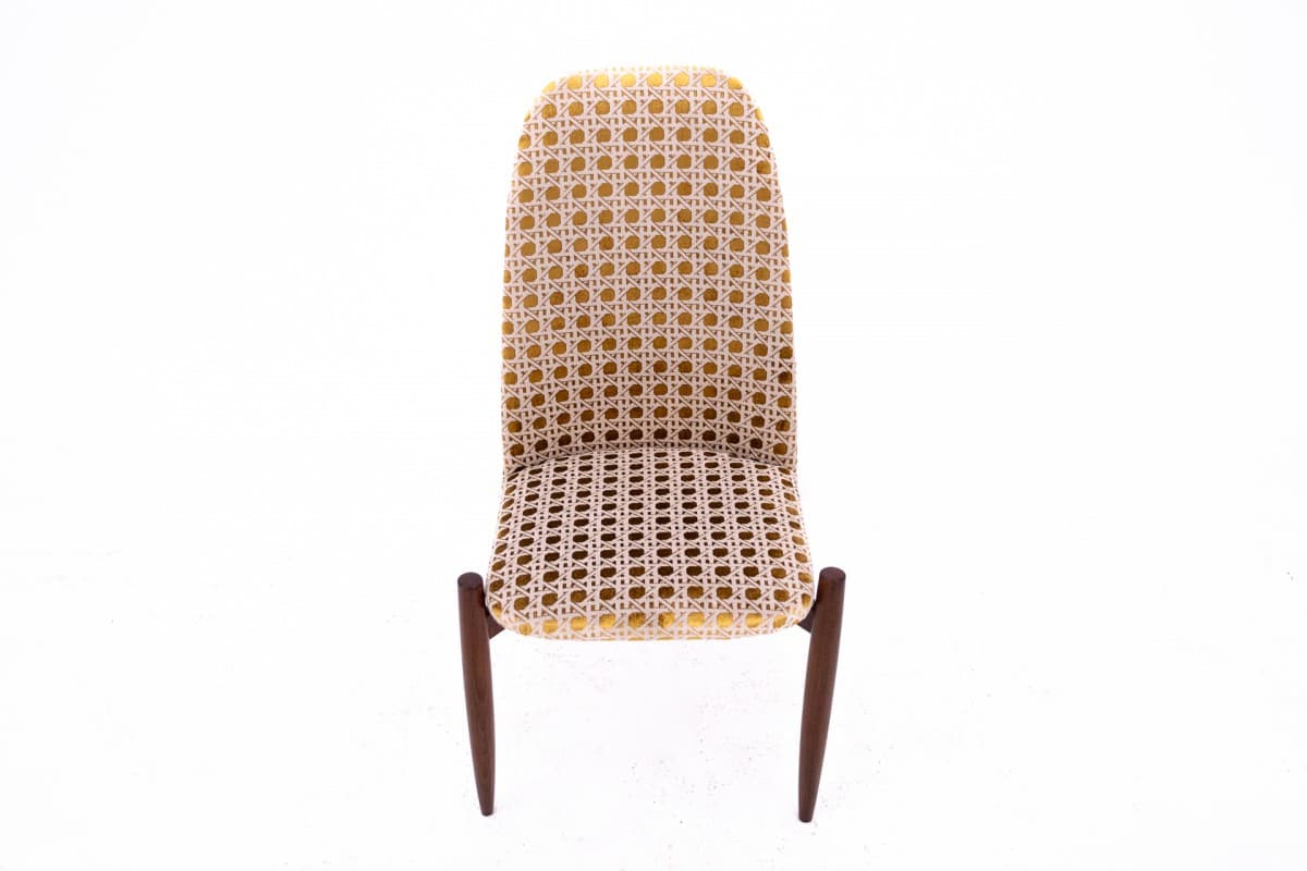 Yellow Set of 4 Chairs, Czechoslovakia, 1950s - 58128