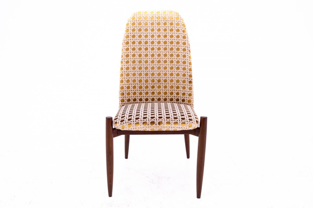 Yellow Set of 4 Chairs, Czechoslovakia, 1950s - 58129